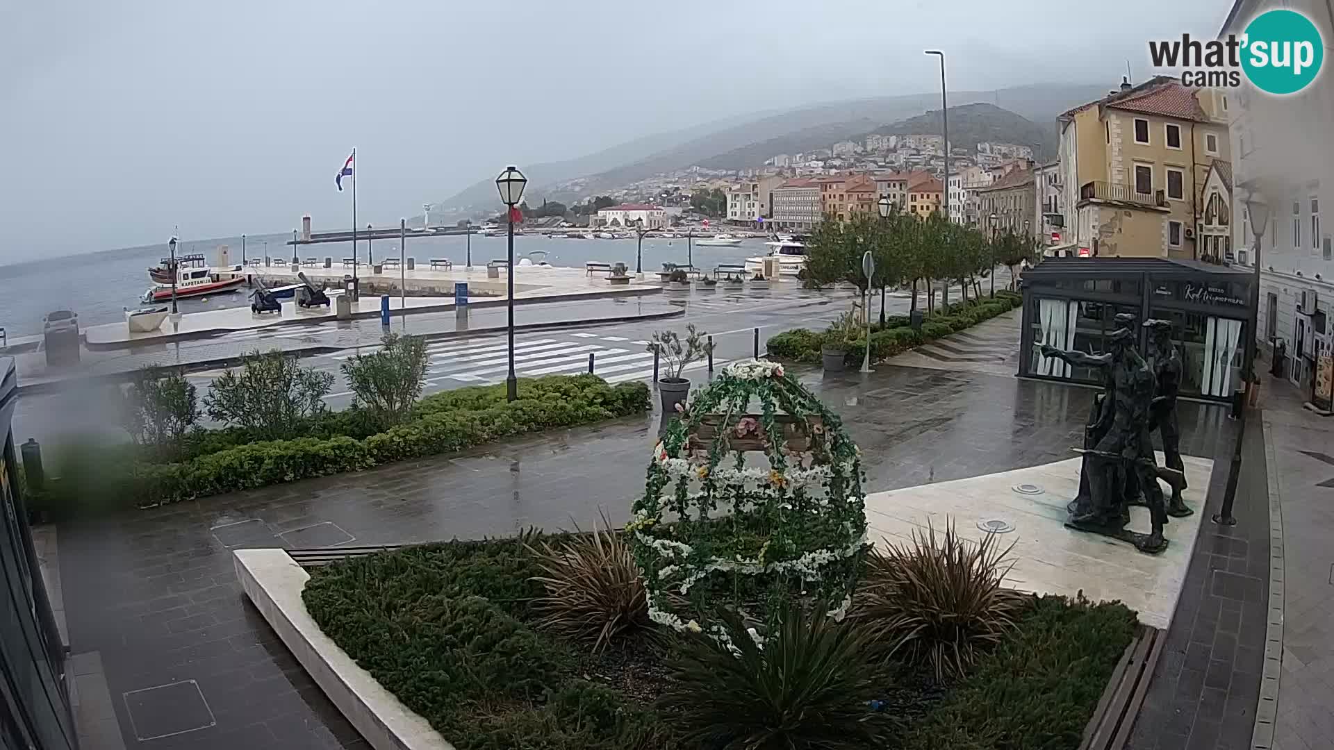 Live-Webcam Senj Riva – direkt am Meer – Kroatien