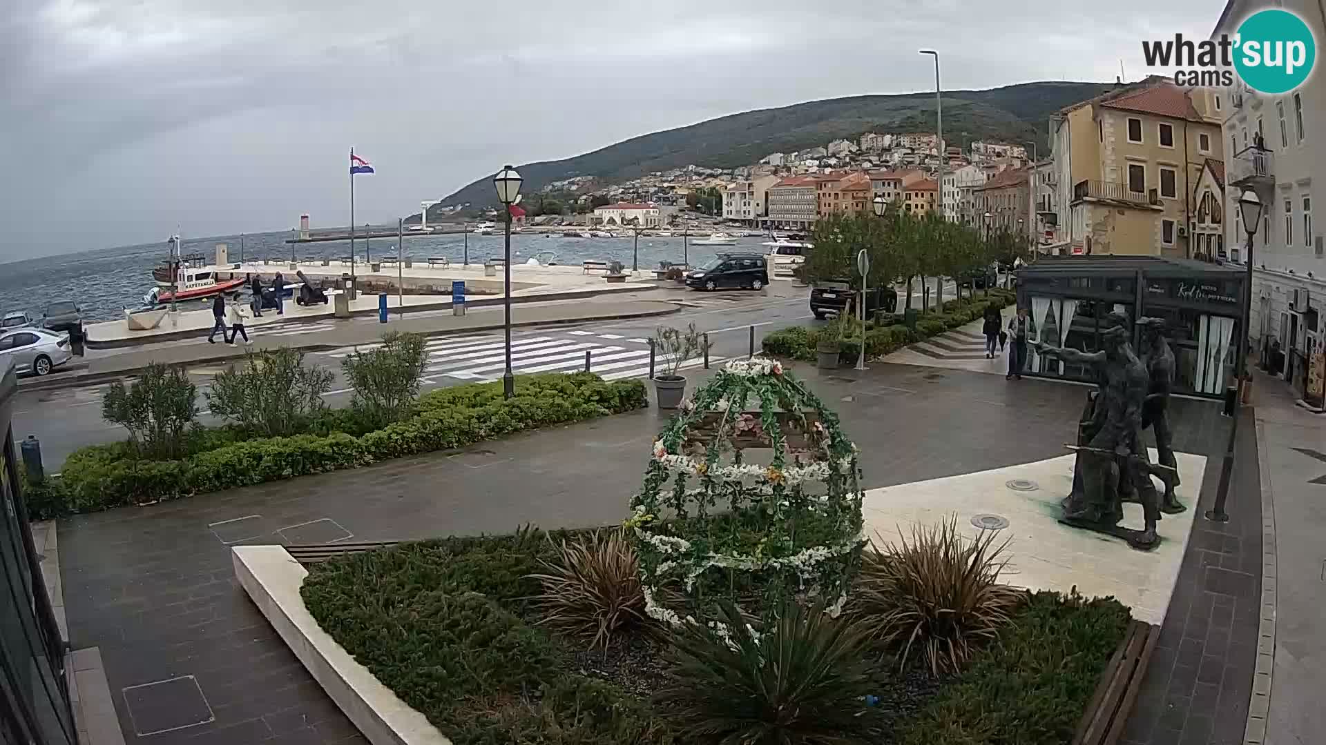 Live-Webcam Senj Riva – direkt am Meer – Kroatien