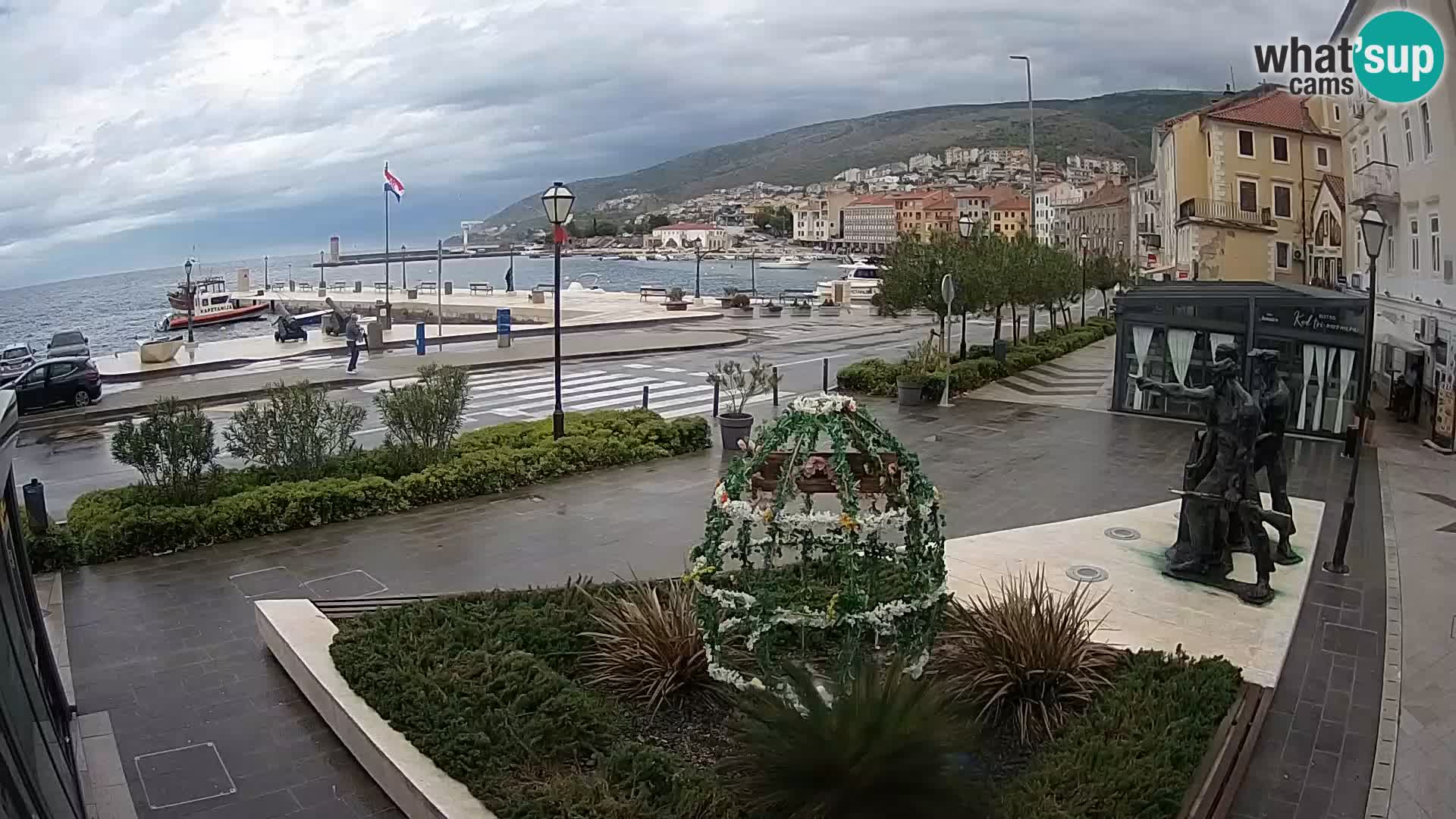 Webcam en vivo Senj riva – paseo marítimo