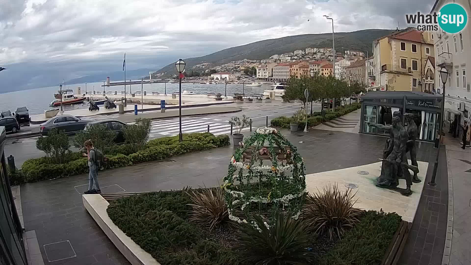 Live webcam Senj riva – seafront – Croatia