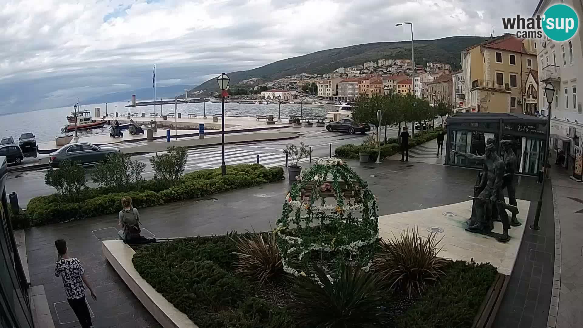 Live webcam Senj riva – fronte mare