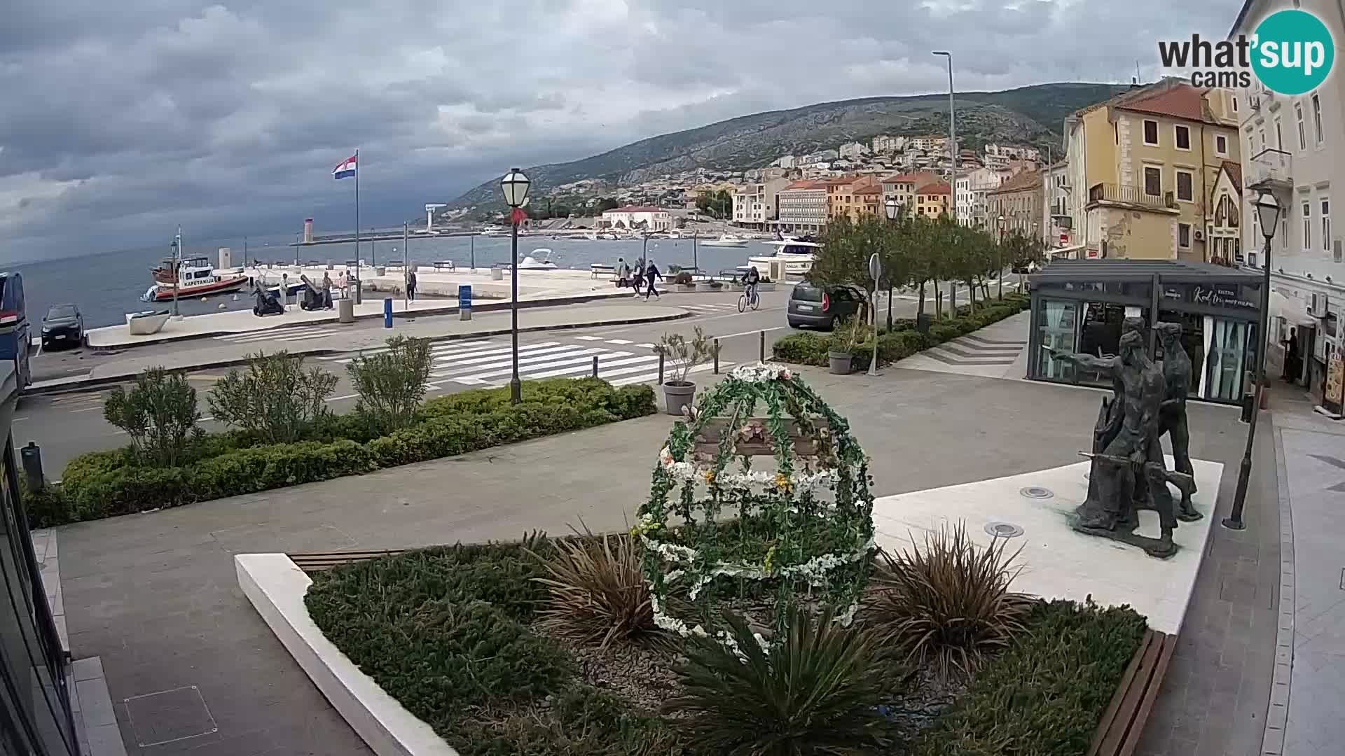 Spletna kamera v živo Senj riva – Hrvaška