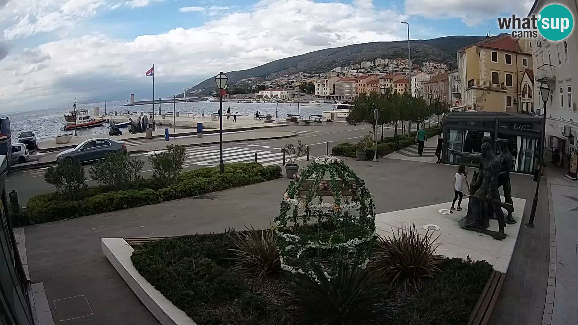 Live webcam Senj riva – seafront – Croatia