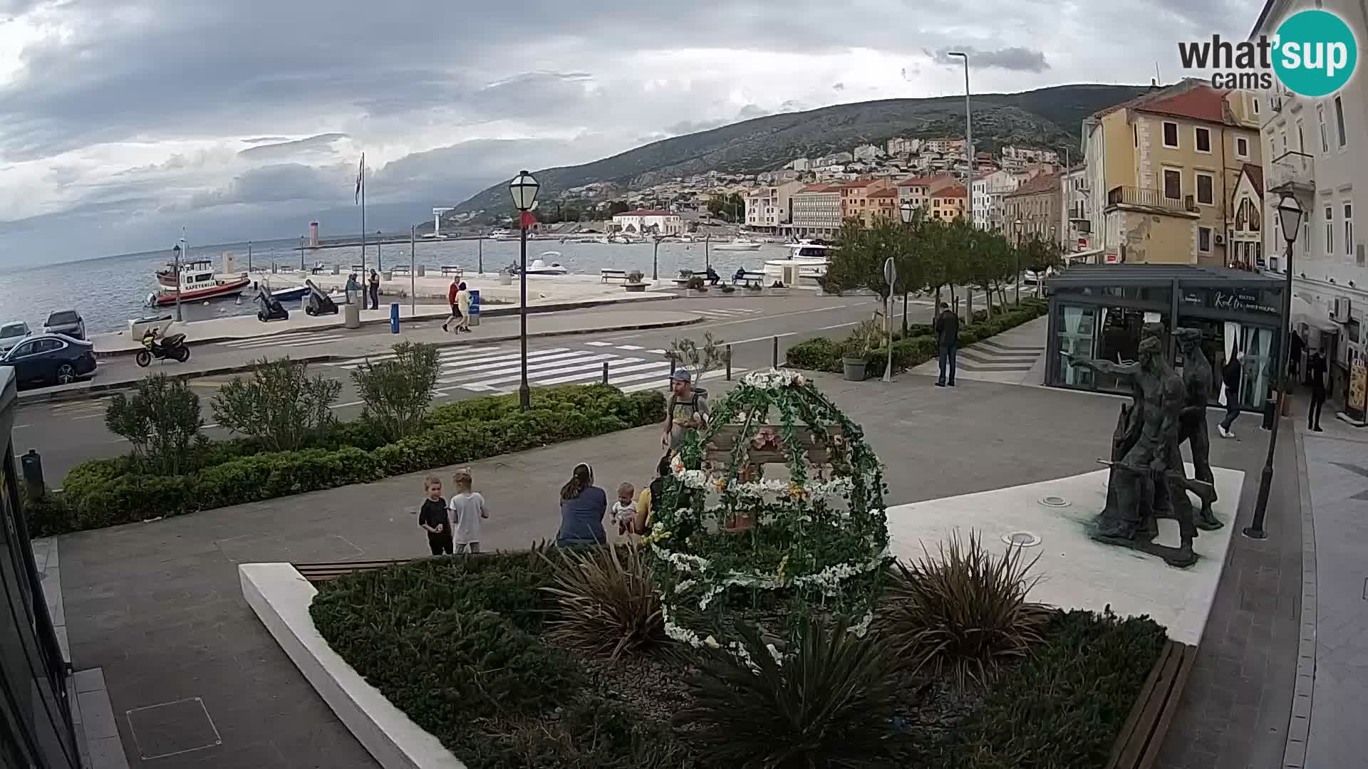 Webcam en vivo Senj riva – paseo marítimo