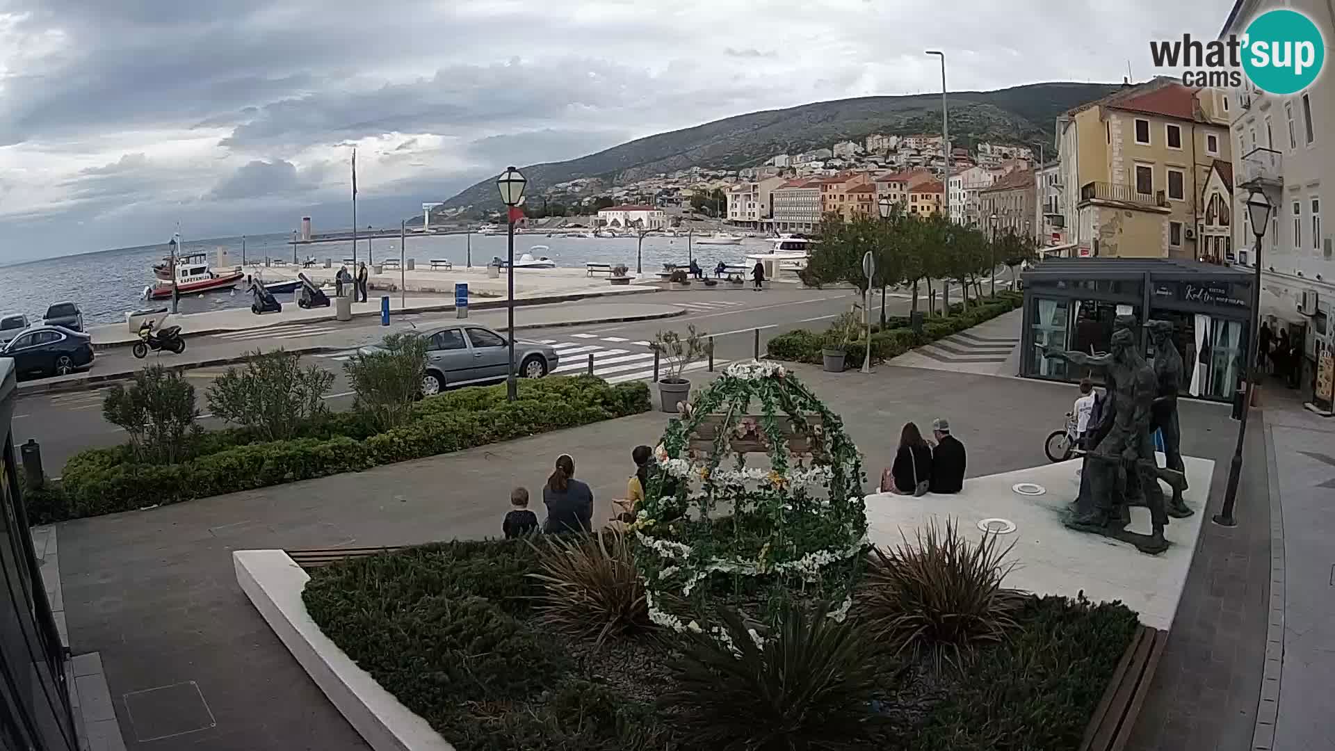 Spletna kamera v živo Senj riva – Hrvaška