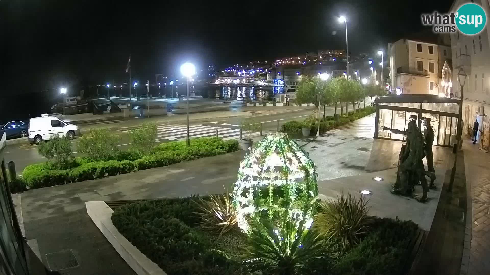 Spletna kamera v živo Senj riva – Hrvaška