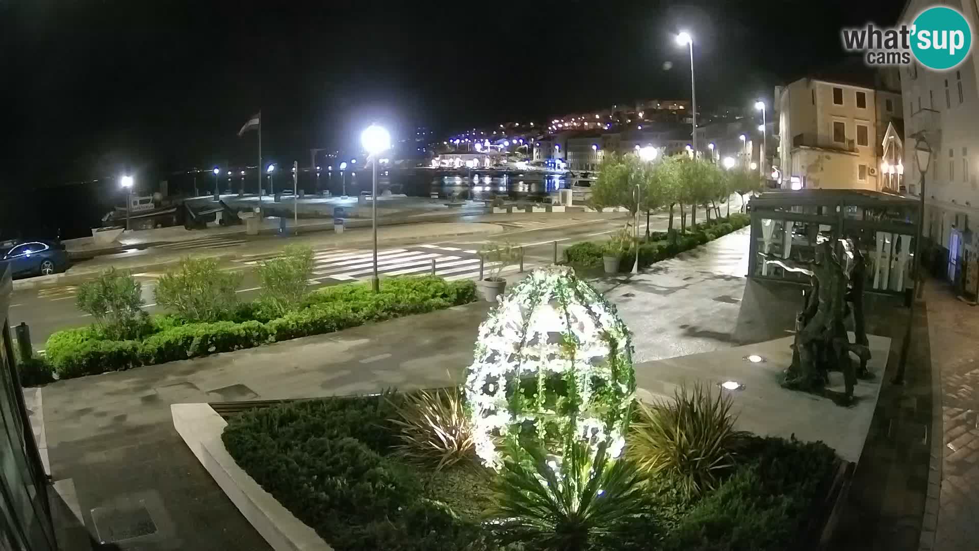 Live webcam Senj riva – fronte mare