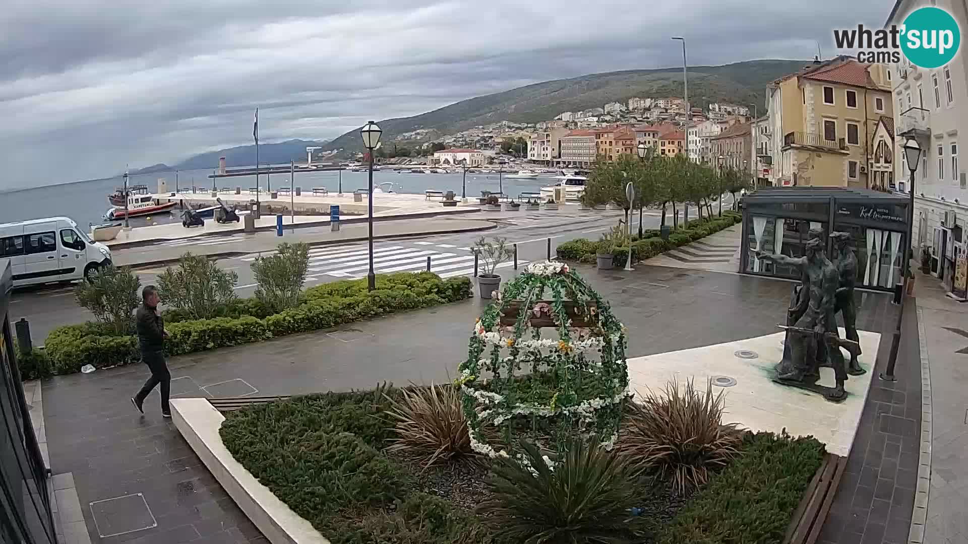 Live webcam Senj riva – seafront – Croatia
