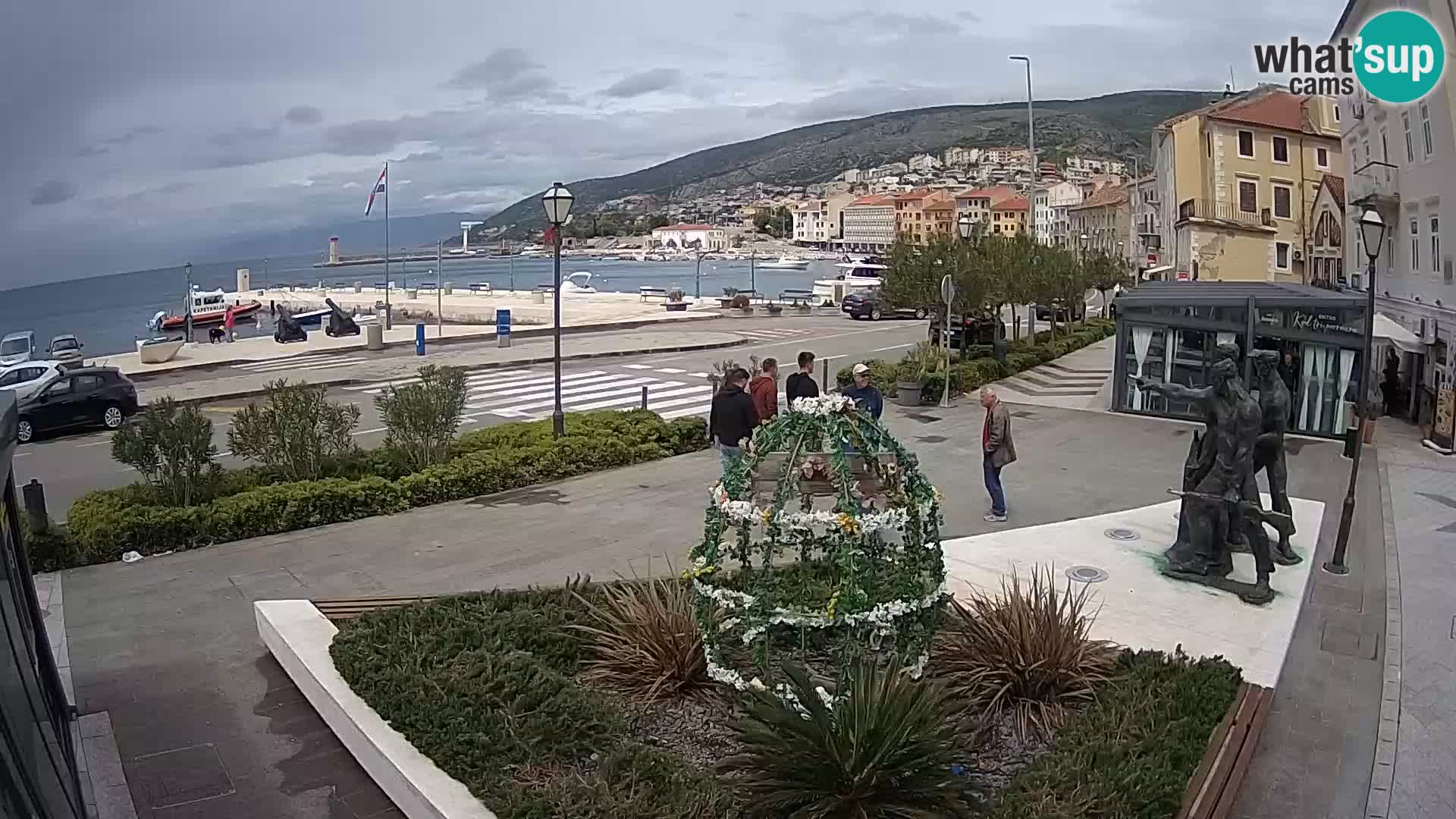 Live webcam Senj riva – fronte mare