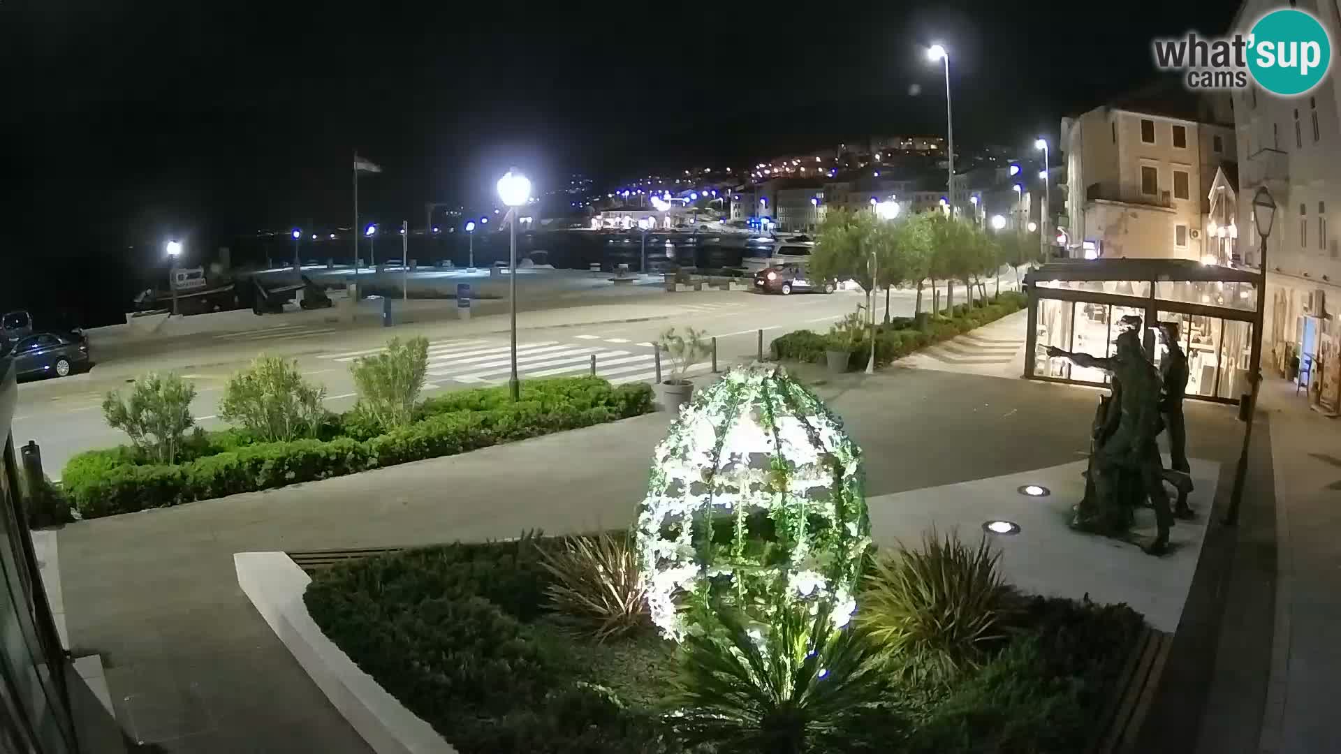 Live webcam Senj riva – seafront – Croatia