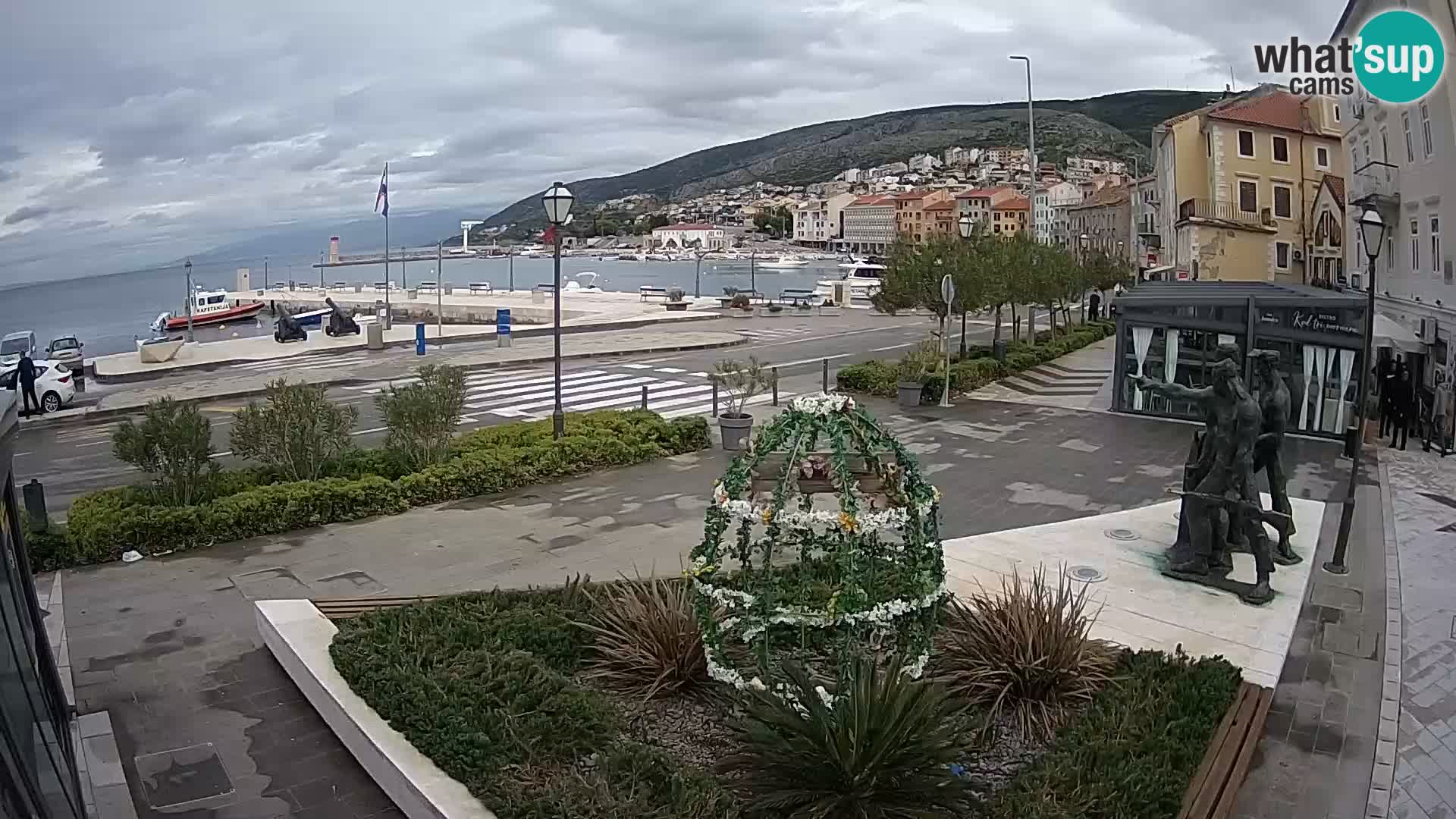 Live-Webcam Senj Riva – direkt am Meer – Kroatien