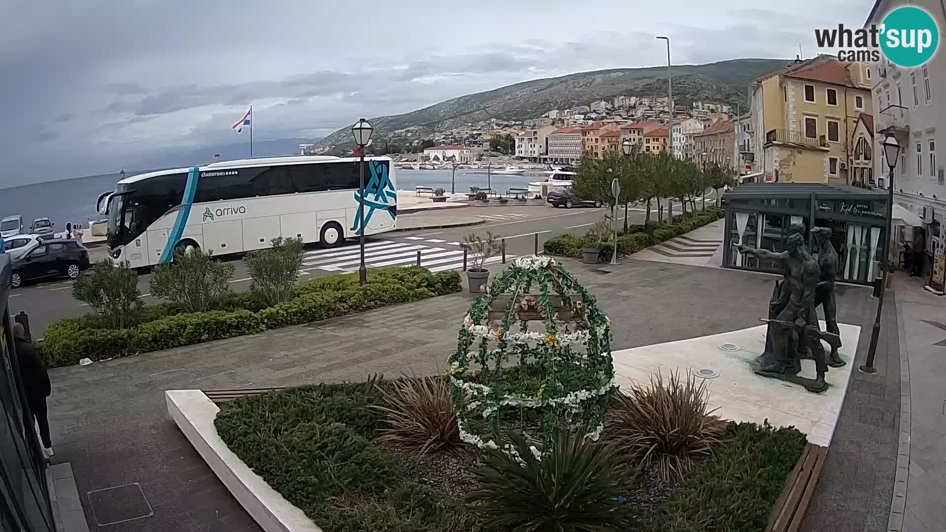 Live-Webcam Senj Riva – direkt am Meer – Kroatien