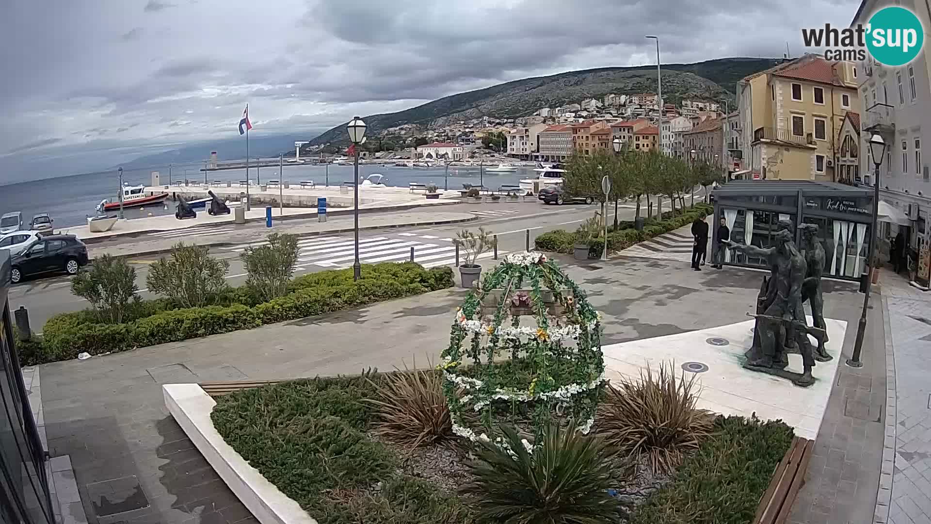 Live webcam Senj riva – fronte mare