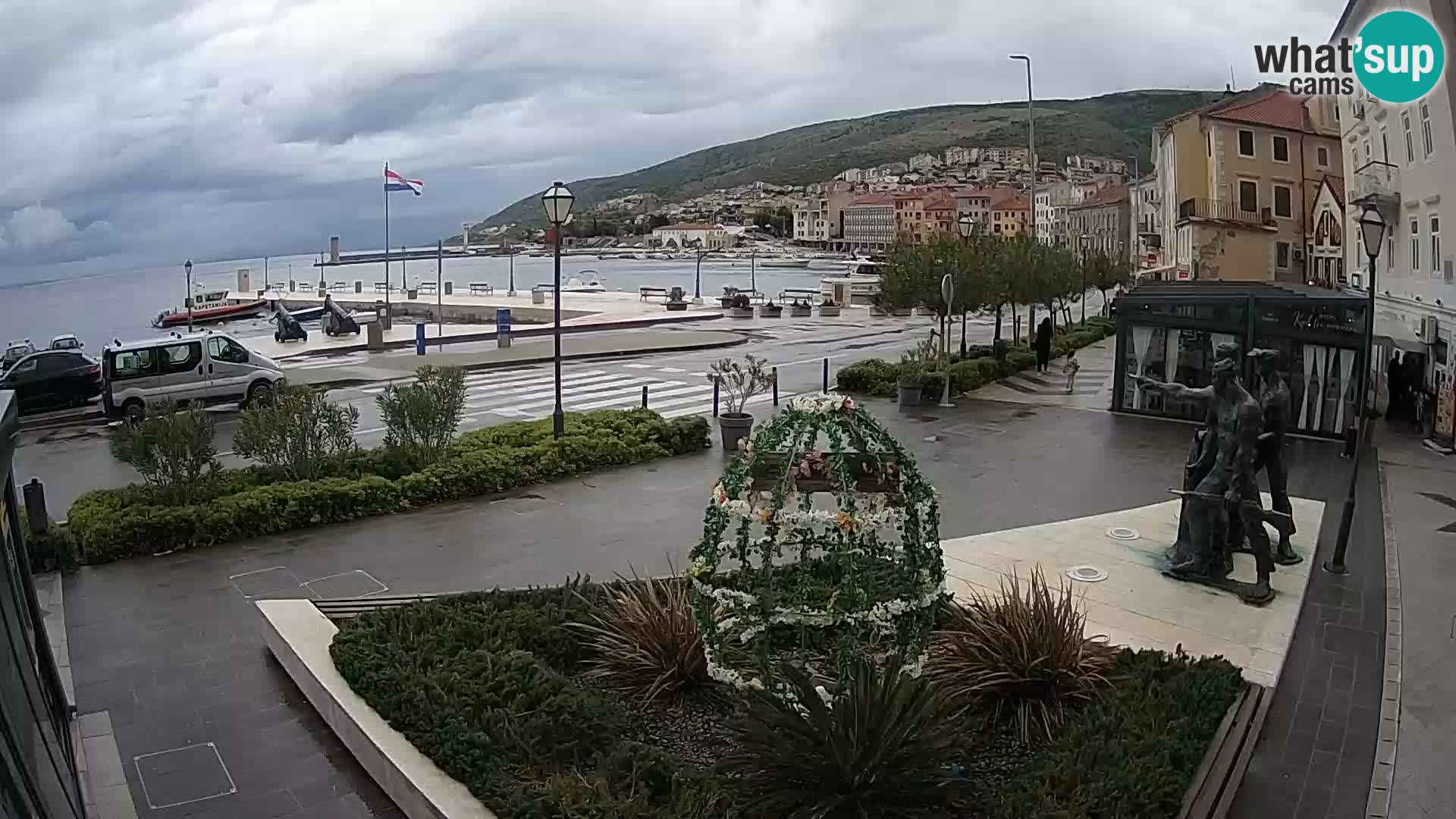 Live webcam Senj riva – seafront – Croatia