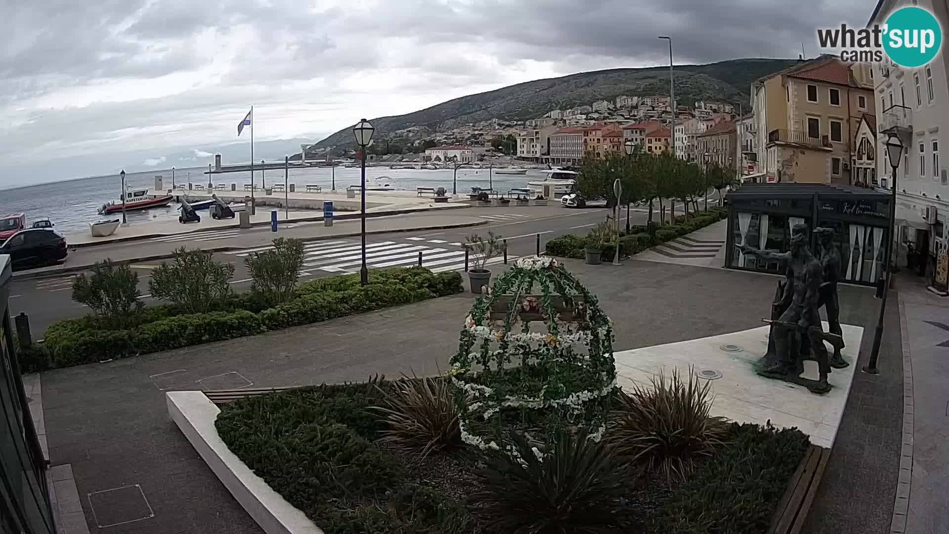 Live webcam Senj riva – seafront – Croatia
