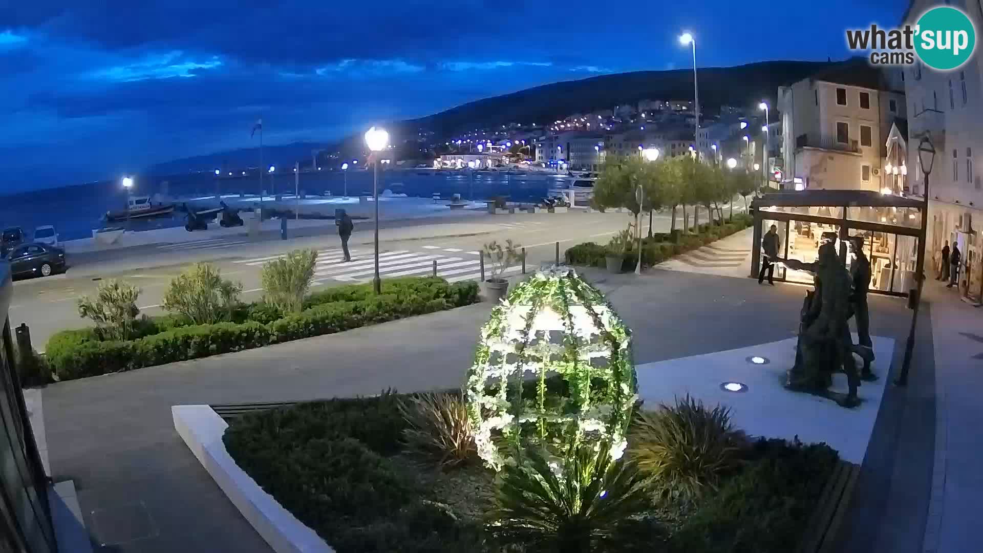 Live webcam Senj riva – fronte mare
