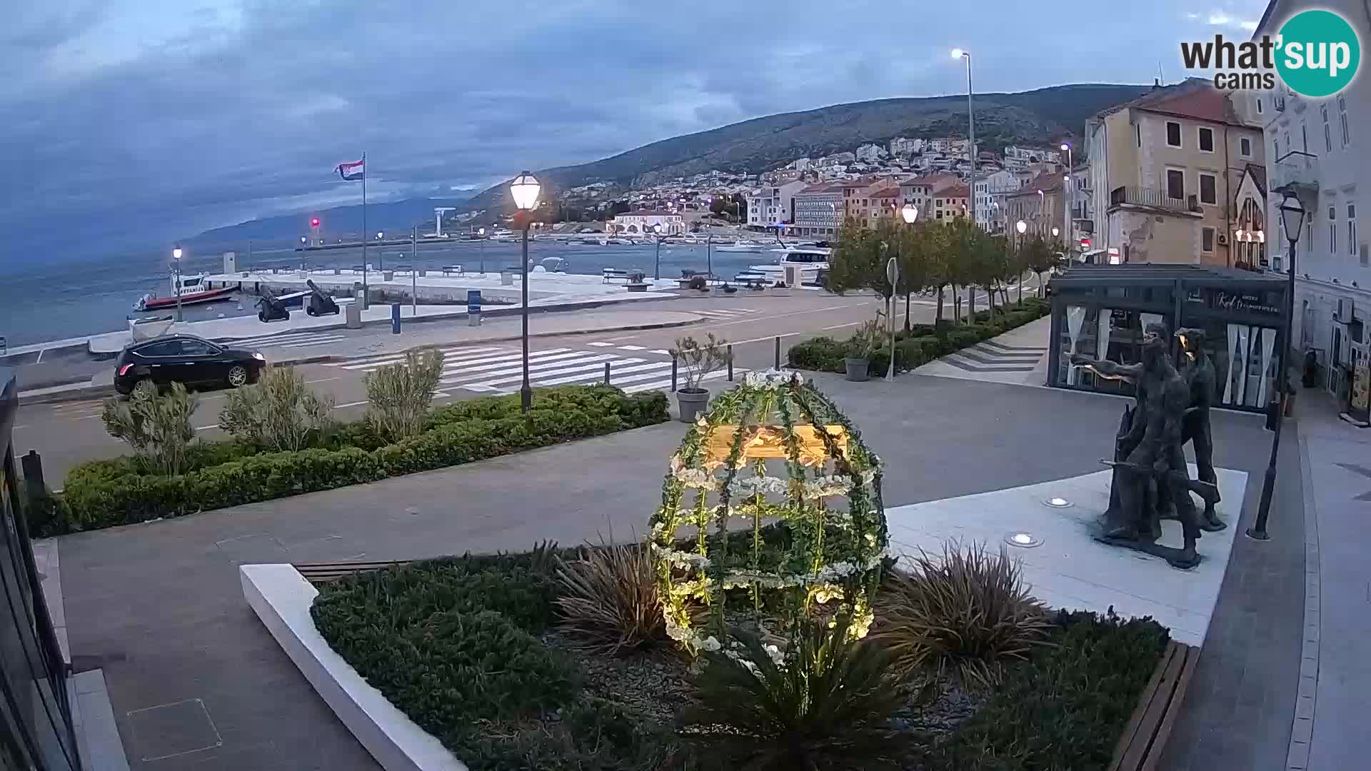 Spletna kamera v živo Senj riva – Hrvaška