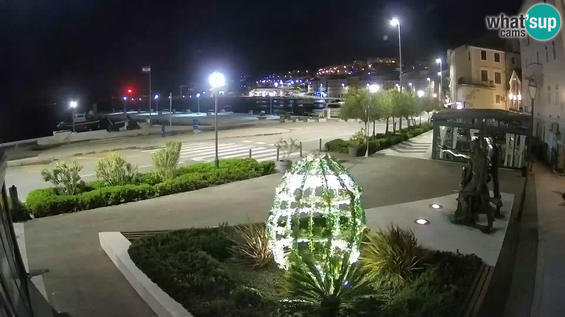 Live webcam Senj riva – seafront – Croatia