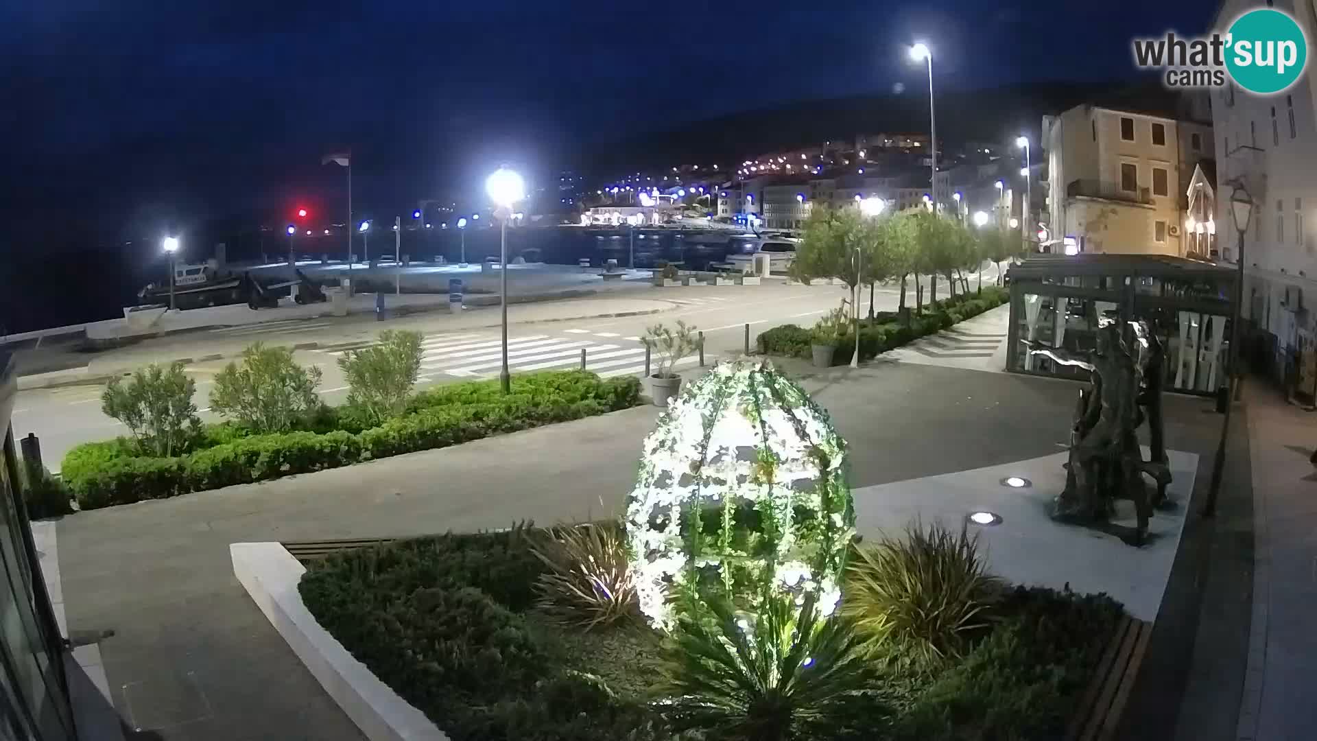 Live webcam Senj riva – fronte mare