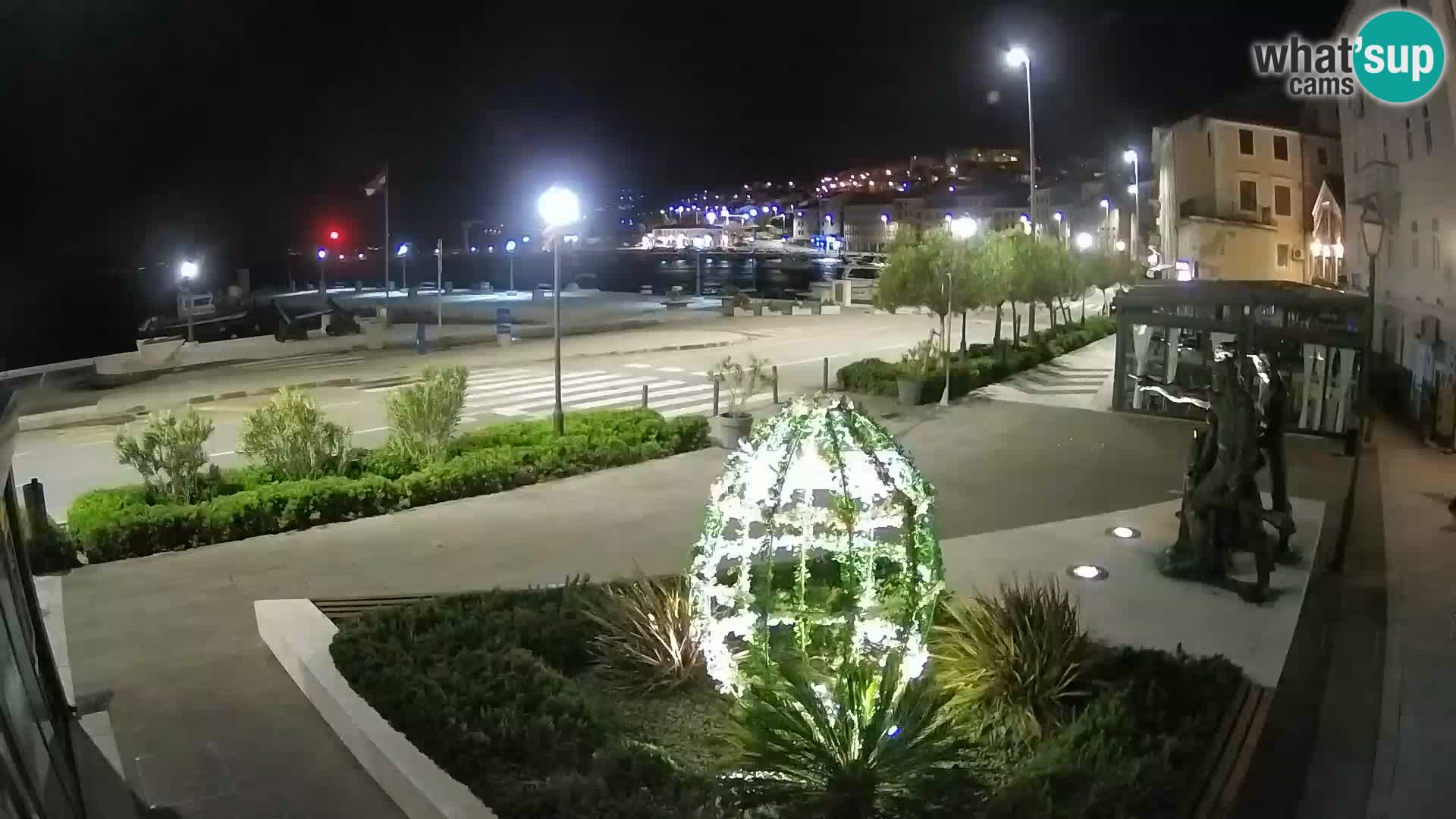 Live webcam Senj riva – seafront – Croatia