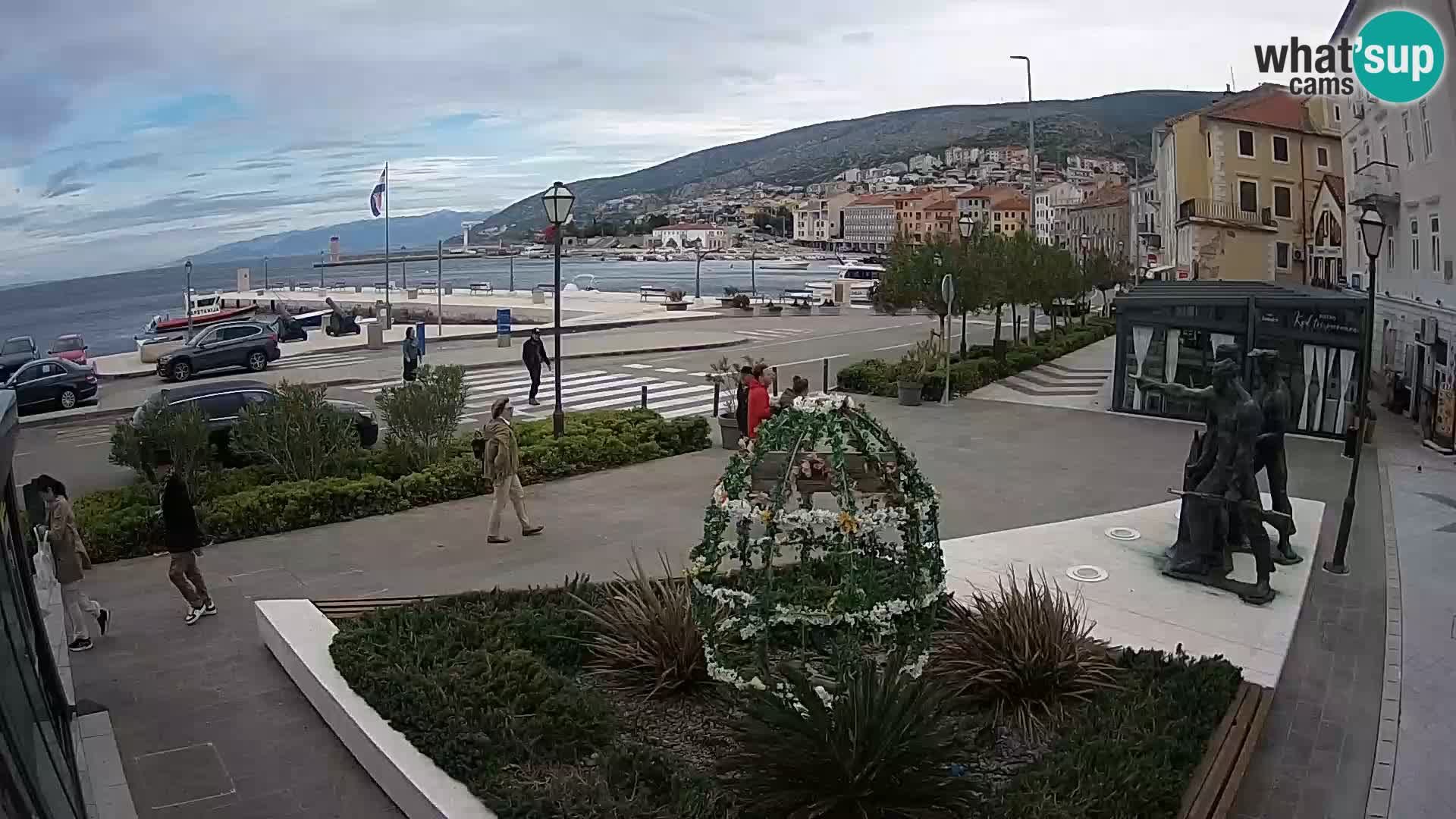 Webcam en vivo Senj riva – paseo marítimo
