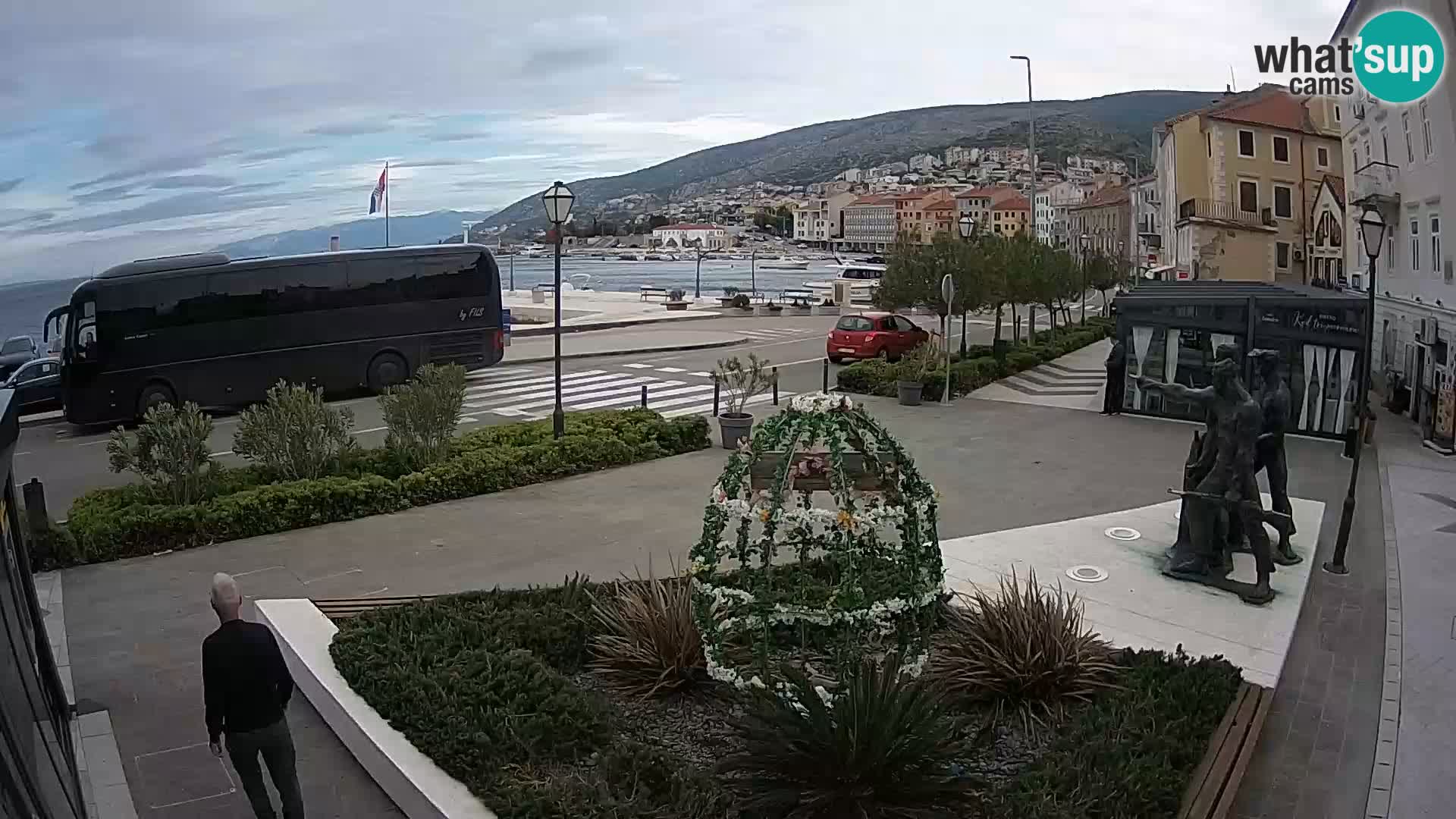 Live webcam Senj riva – seafront – Croatia