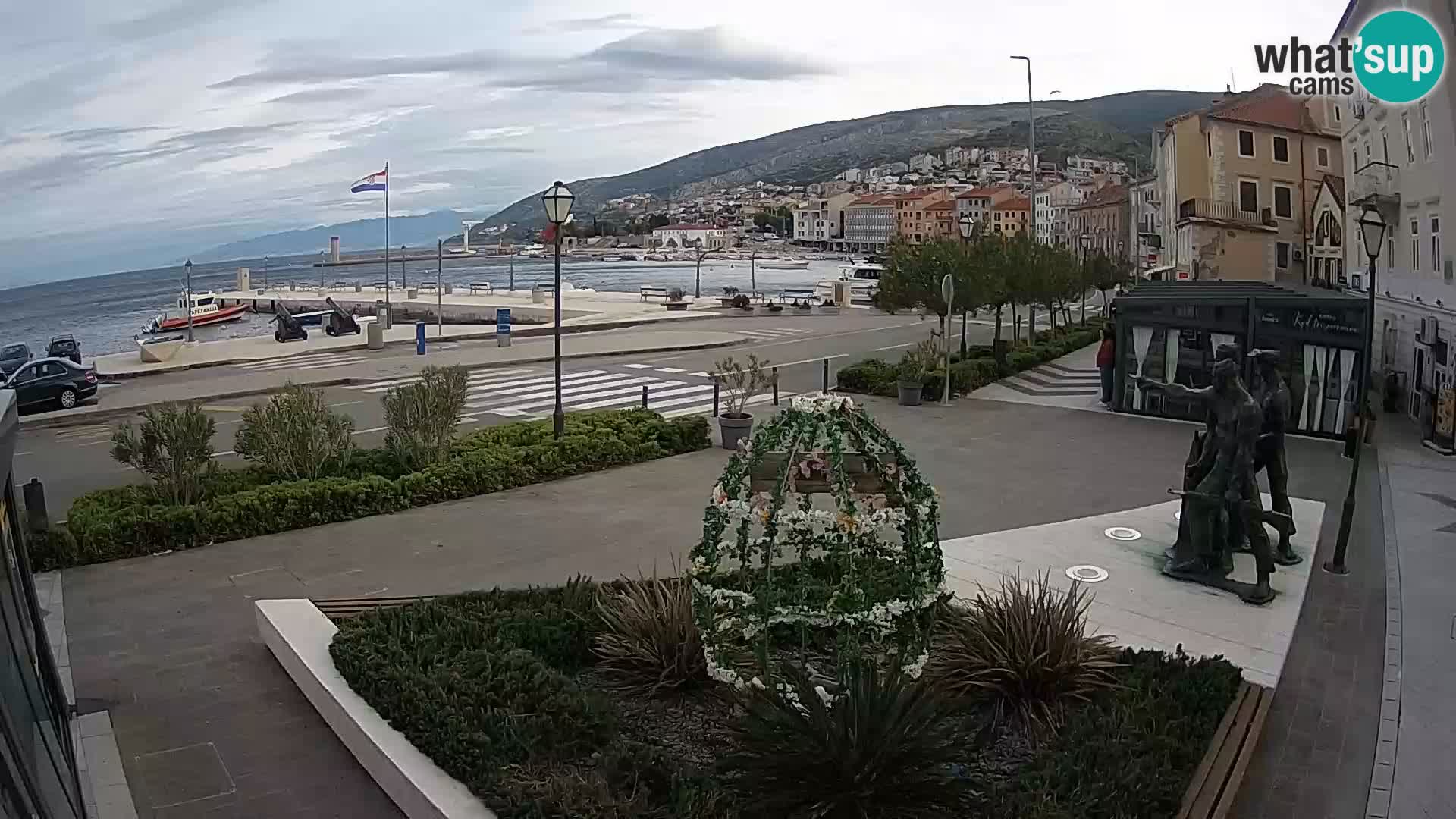 Live webcam Senj riva – fronte mare