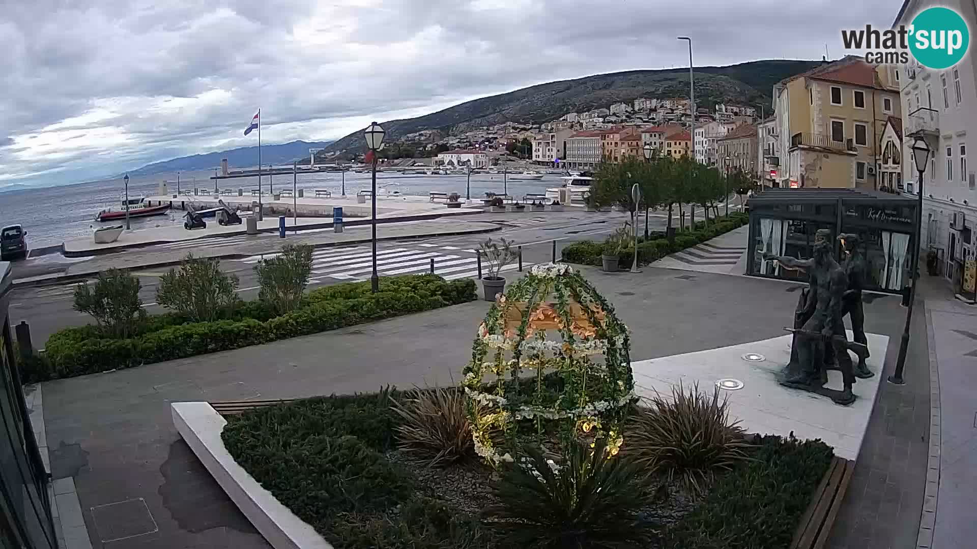 Live-Webcam Senj Riva – direkt am Meer – Kroatien