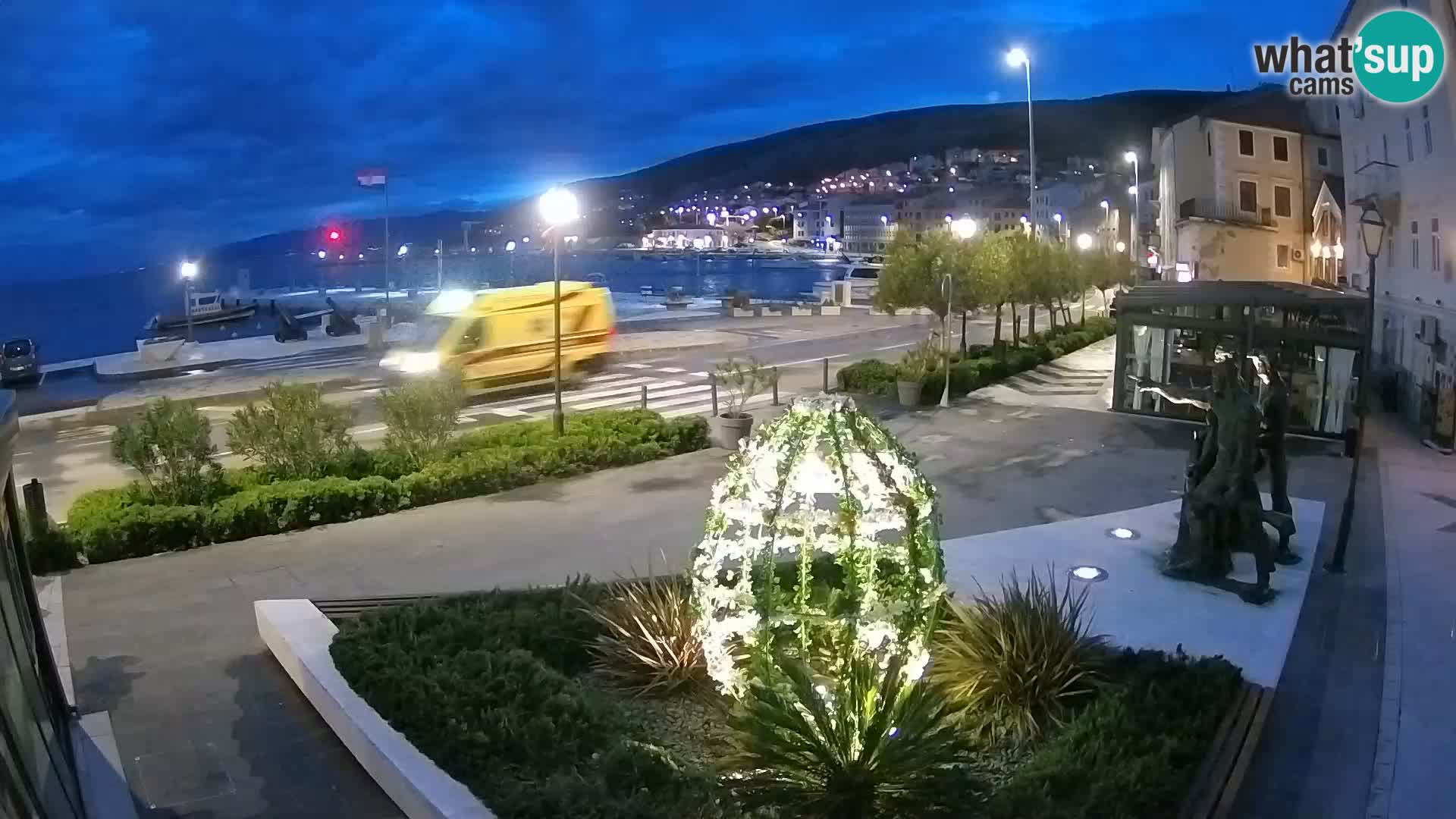 Spletna kamera v živo Senj riva – Hrvaška
