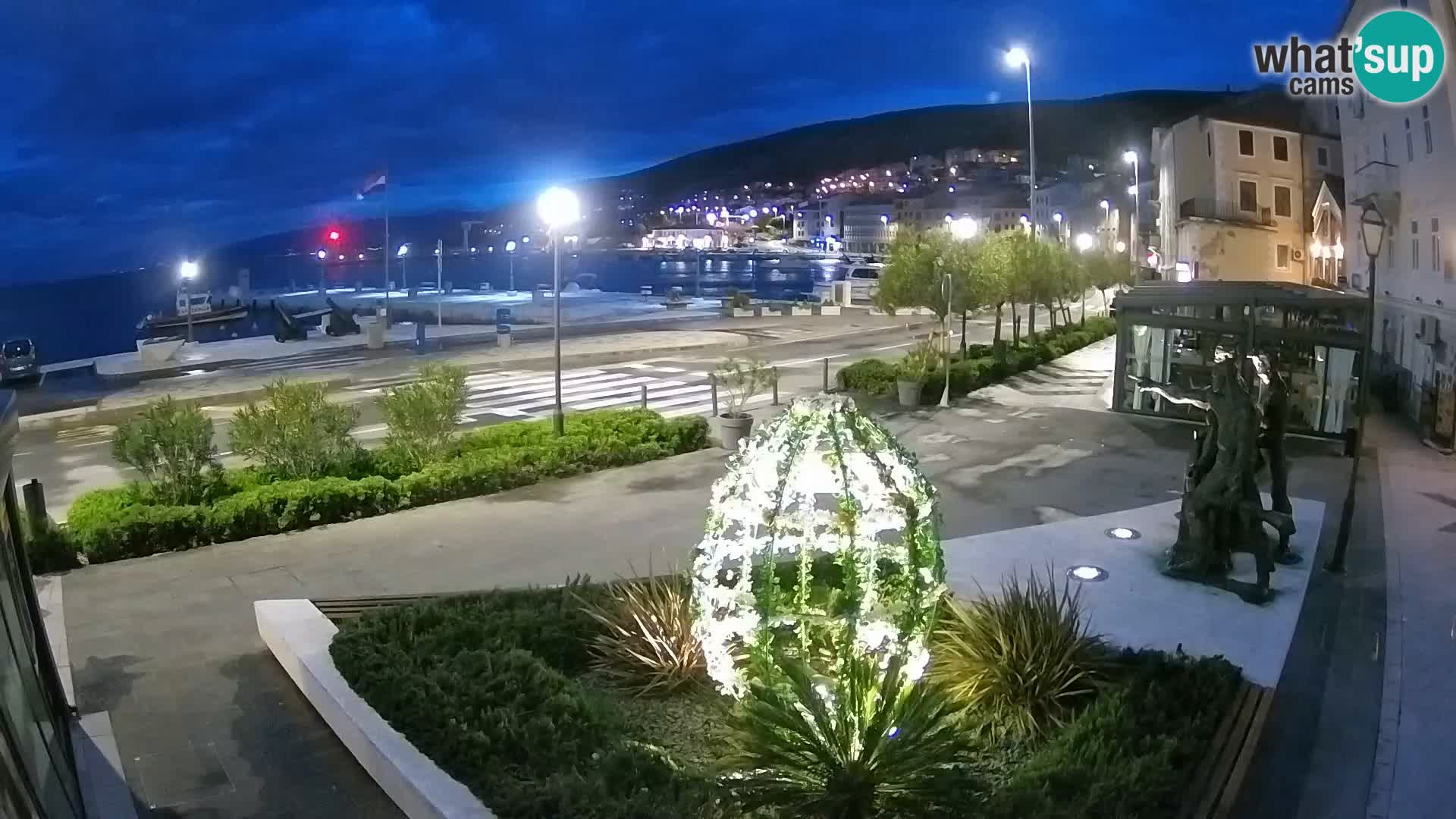 Live webcam Senj riva – fronte mare