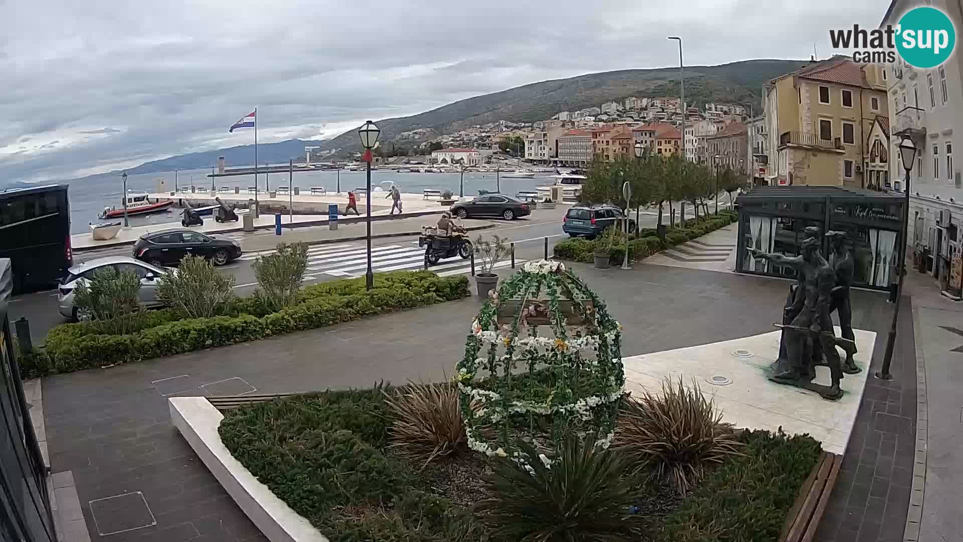 Live webcam Senj riva – seafront – Croatia