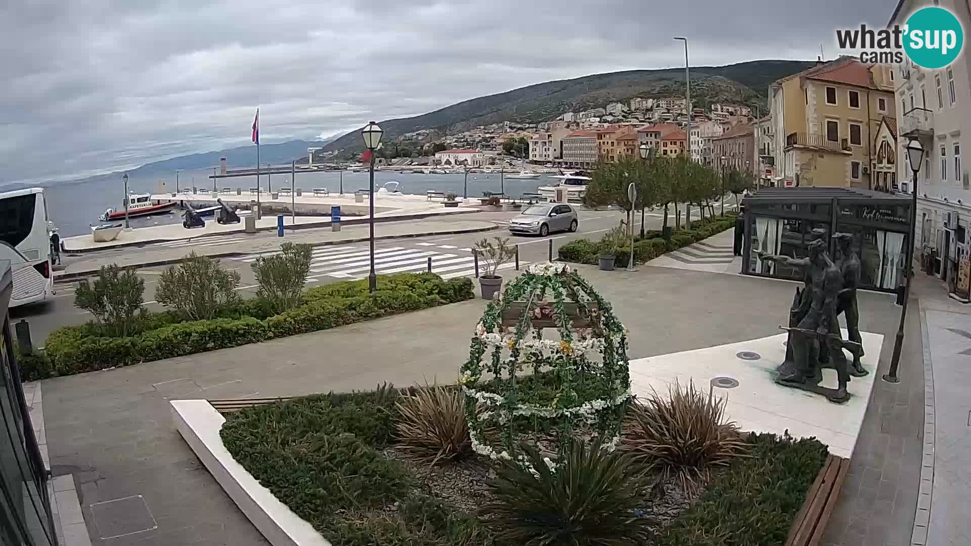 Live webcam Senj riva – seafront – Croatia