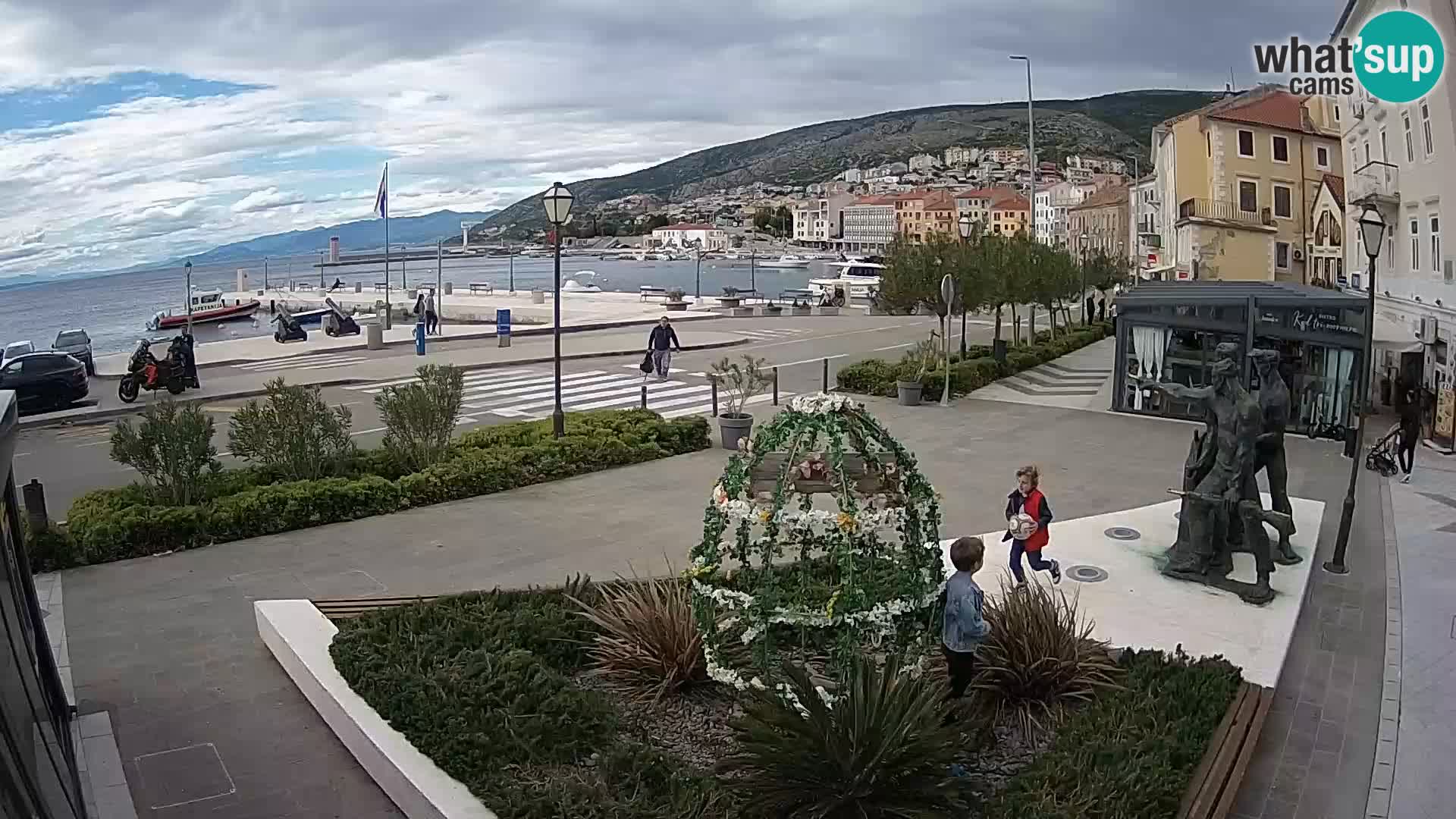 Webcam en vivo Senj riva – paseo marítimo