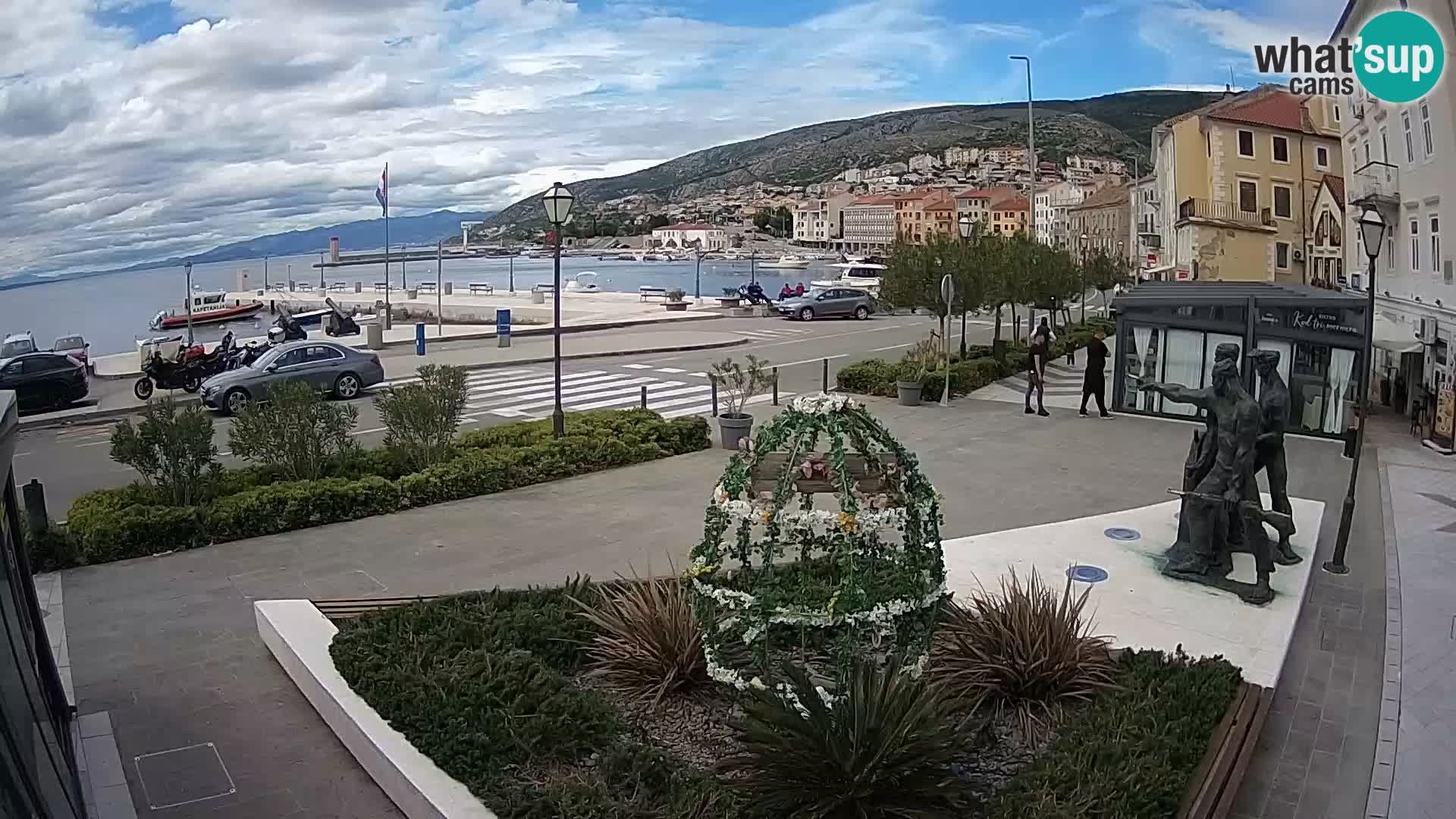 Spletna kamera v živo Senj riva – Hrvaška