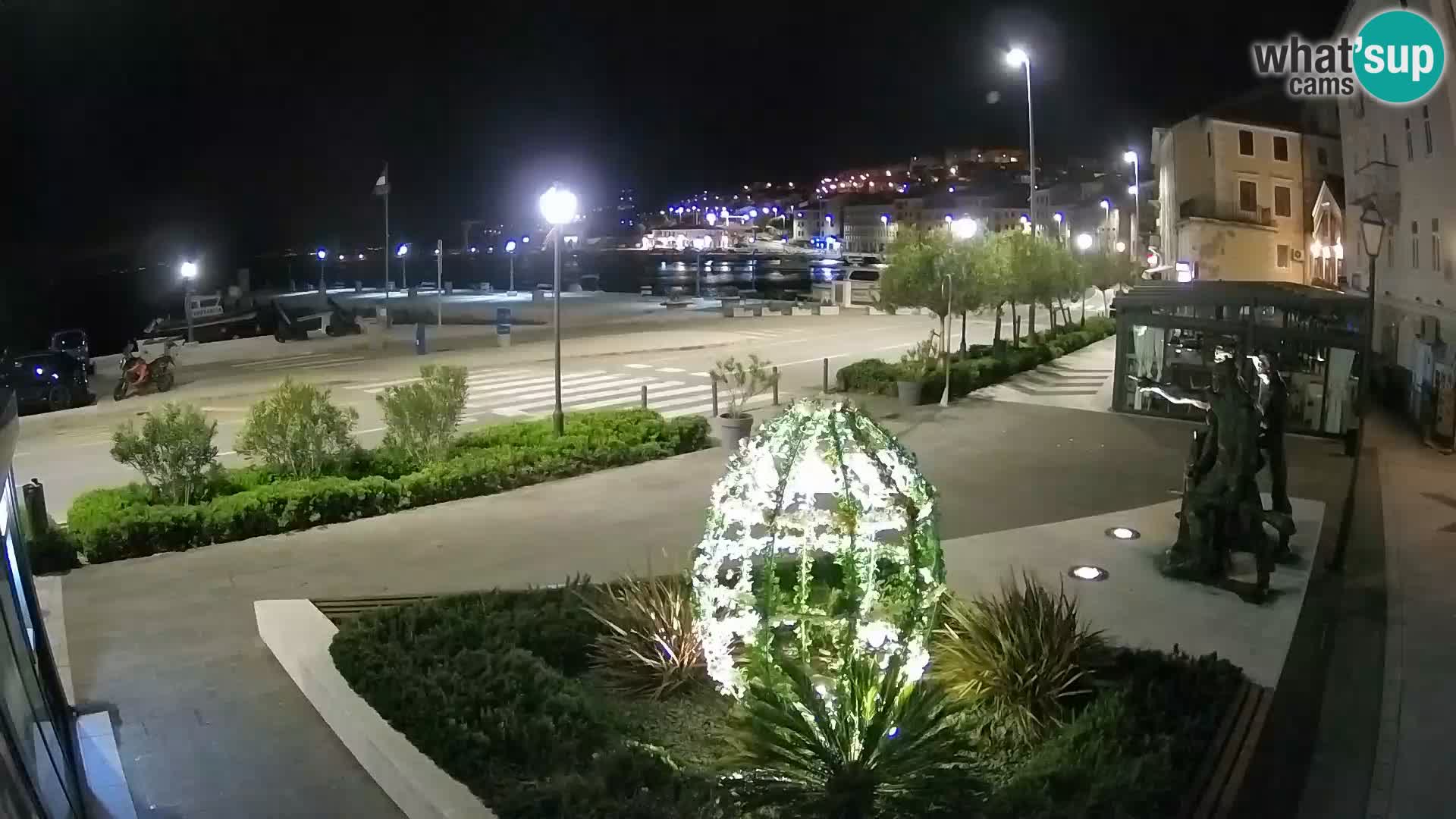 Live webcam Senj riva – seafront – Croatia