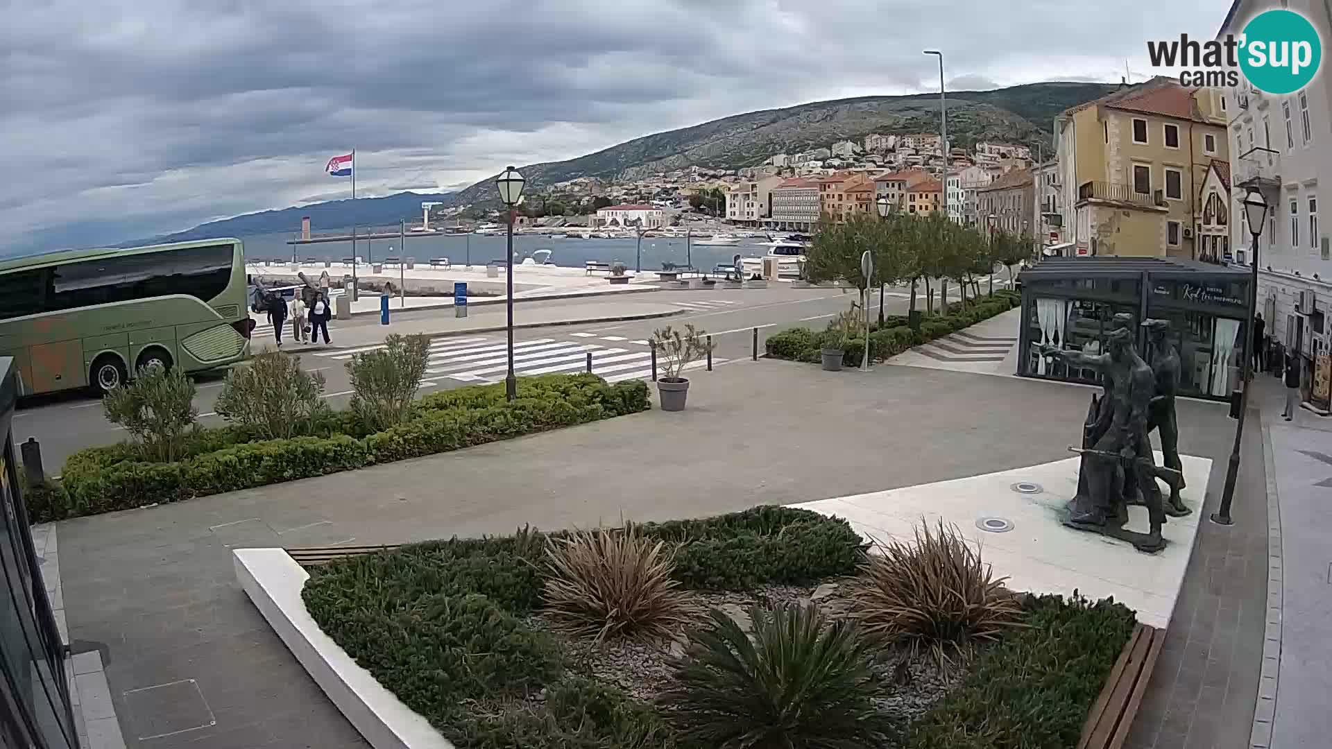 Spletna kamera v živo Senj riva – Hrvaška