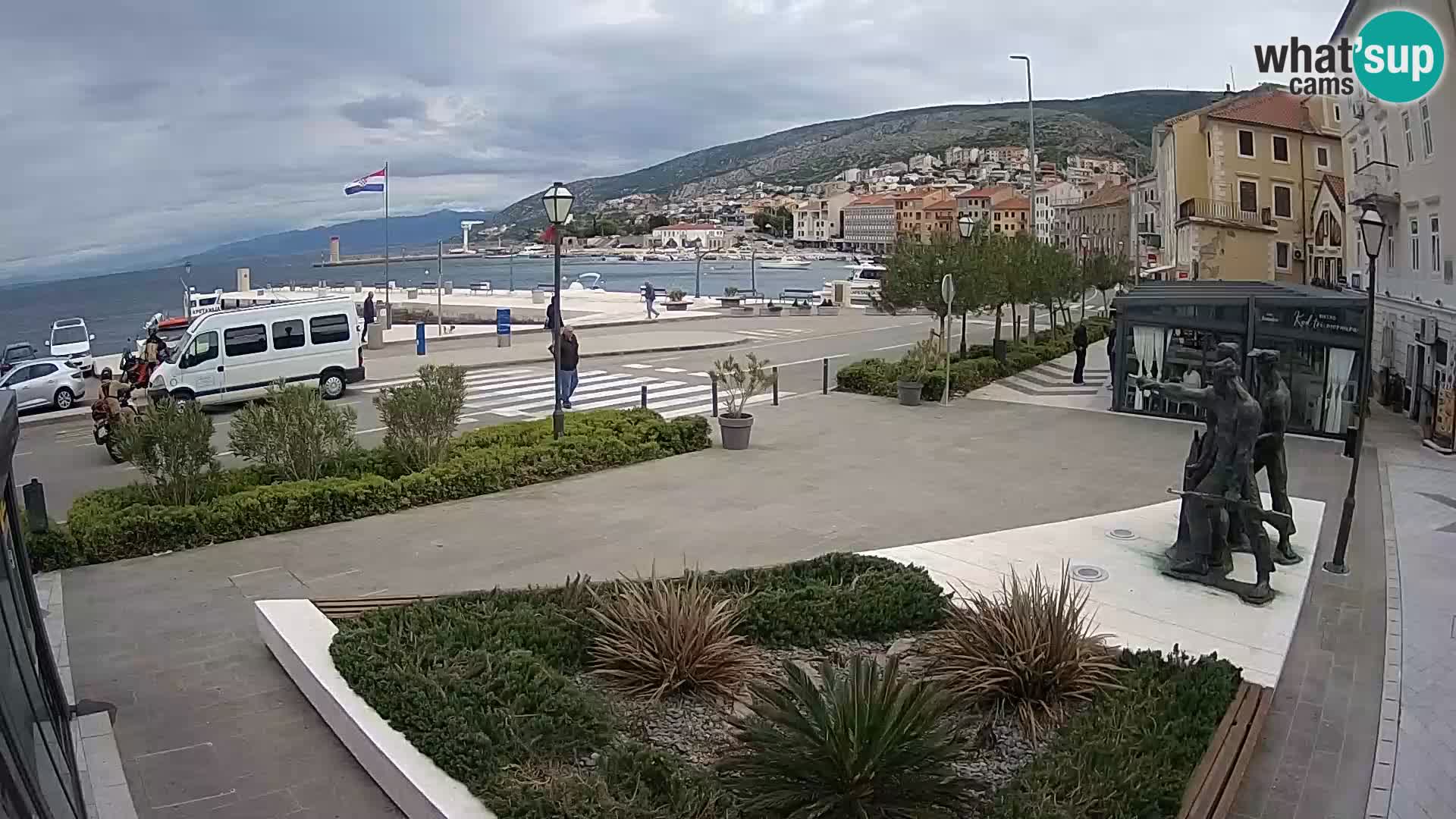 Spletna kamera v živo Senj riva – Hrvaška