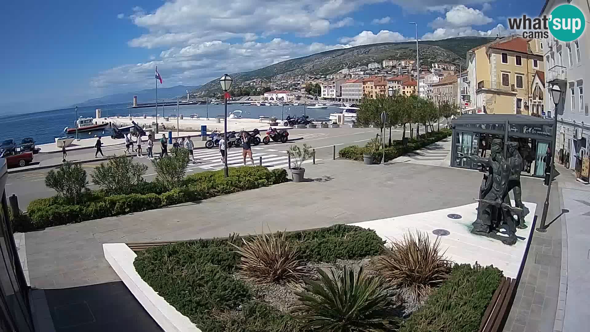 Spletna kamera v živo Senj riva – Hrvaška