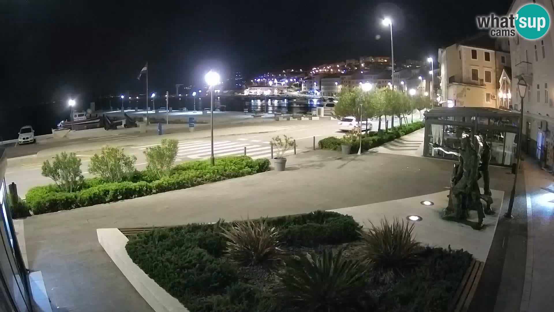 Live-Webcam Senj Riva – direkt am Meer – Kroatien