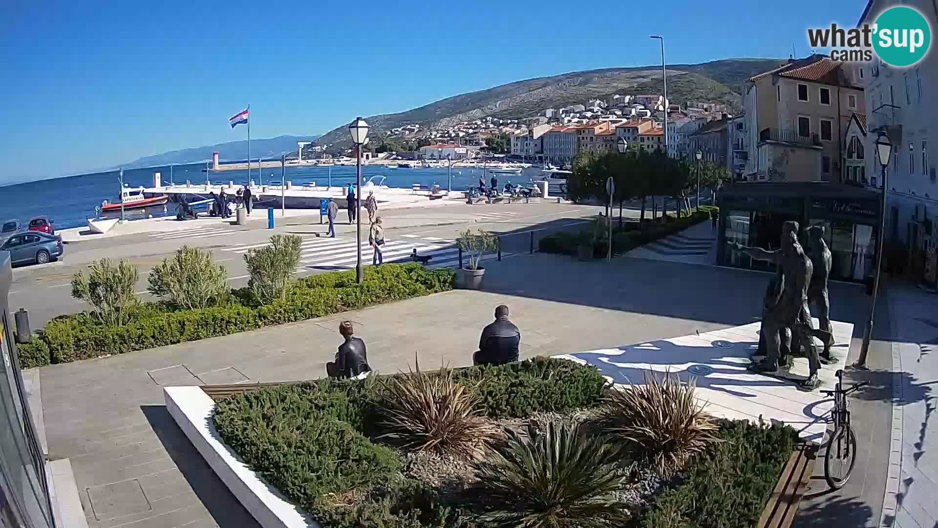 Spletna kamera v živo Senj riva – Hrvaška