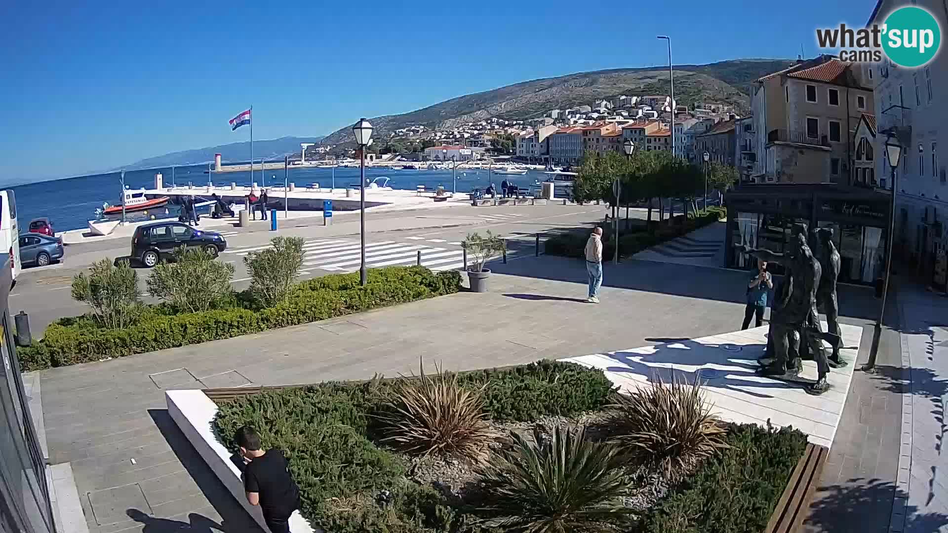 Live webcam Senj riva – fronte mare
