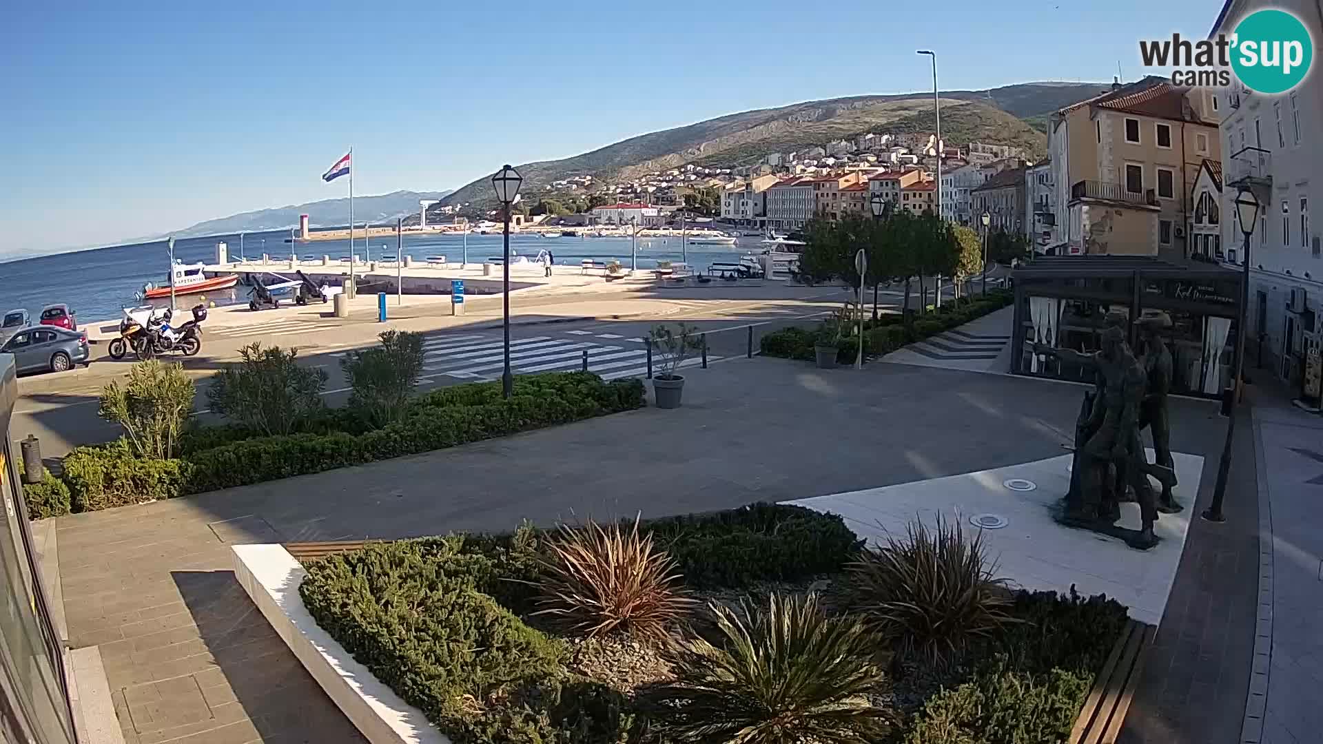 Live-Webcam Senj Riva – direkt am Meer – Kroatien
