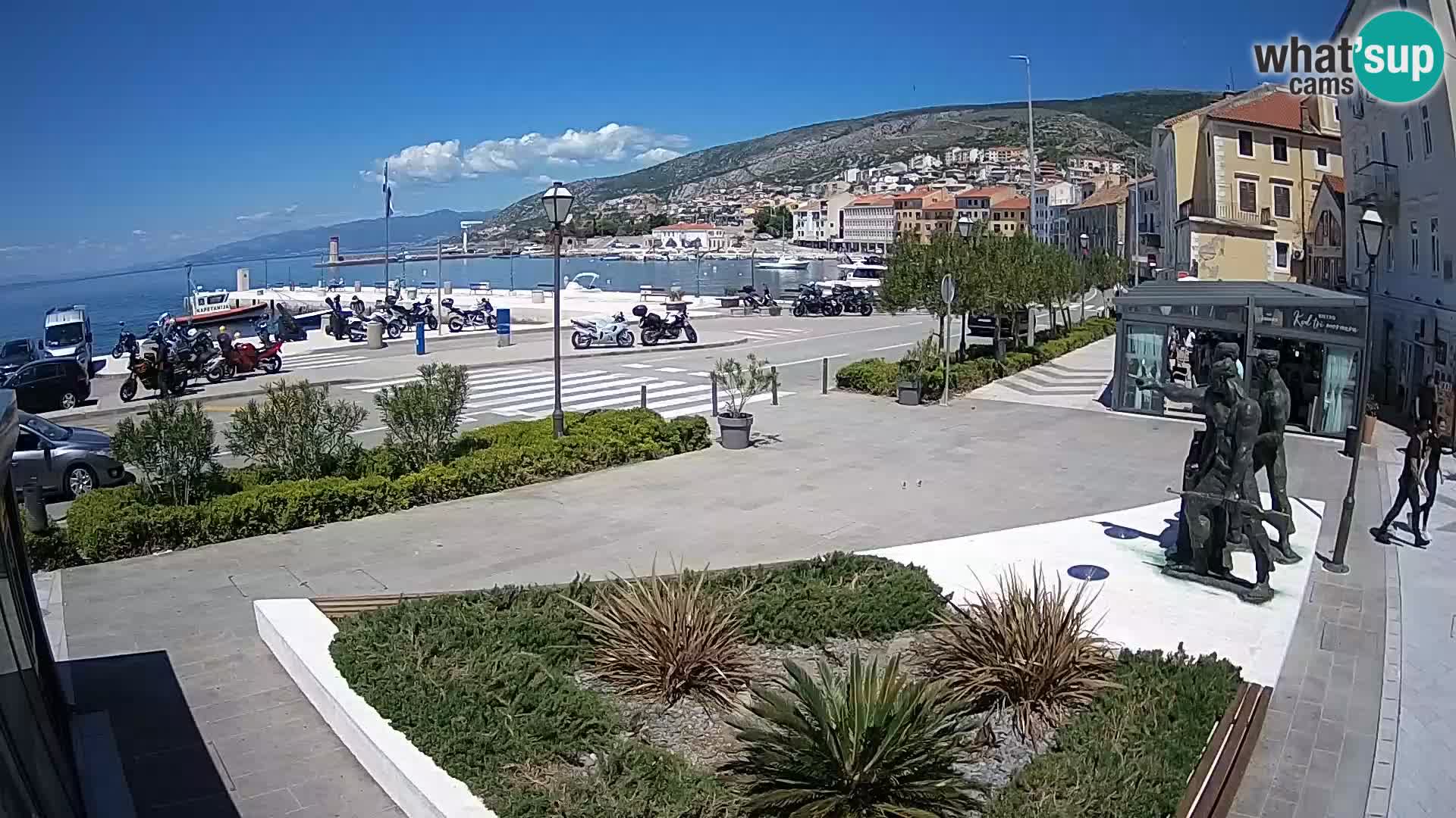 Spletna kamera v živo Senj riva – Hrvaška