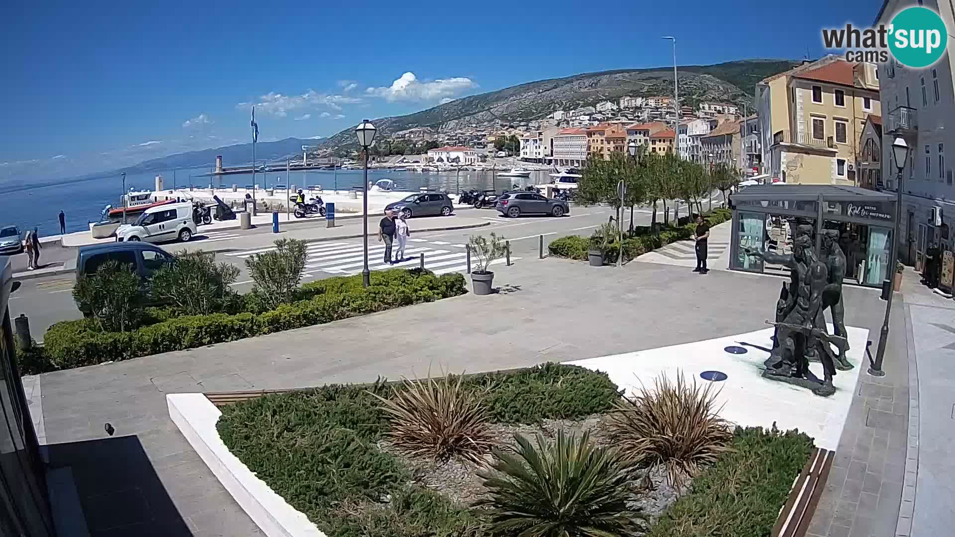 Live webcam Senj riva – seafront – Croatia