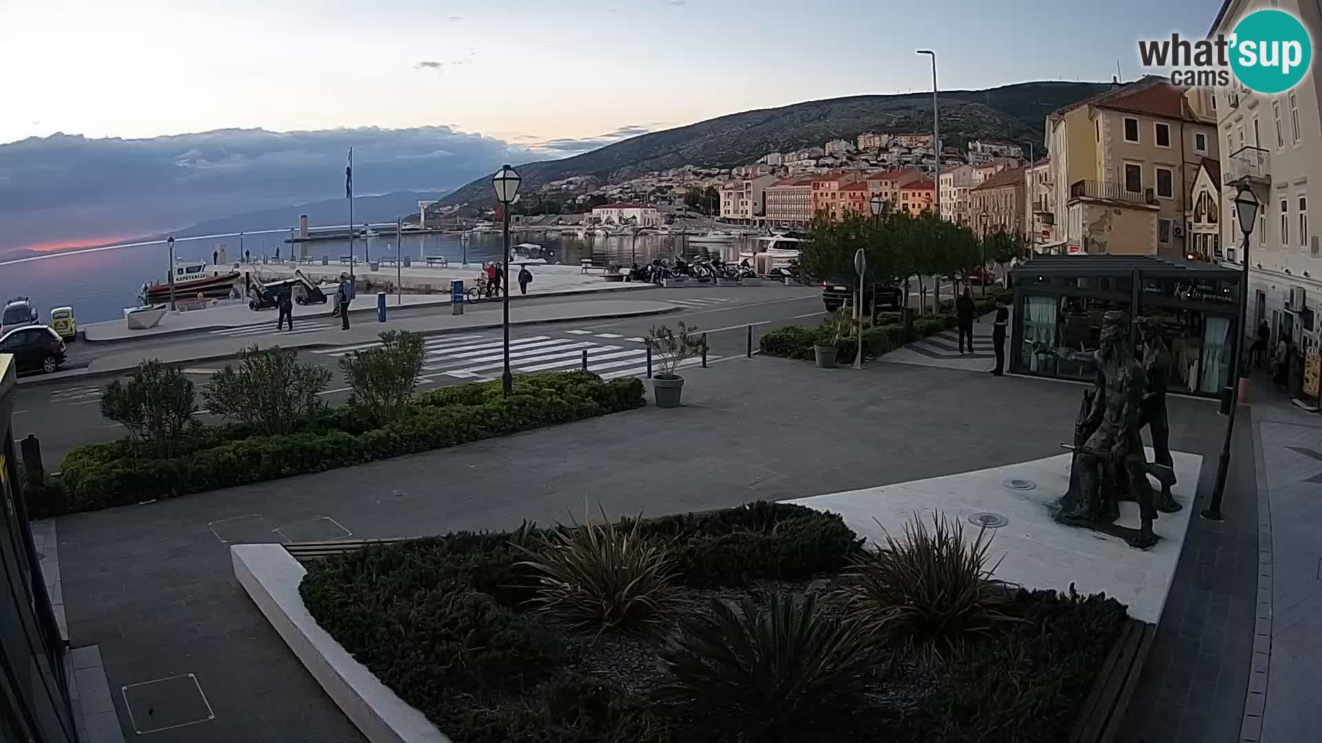 Live webcam Senj riva – seafront – Croatia