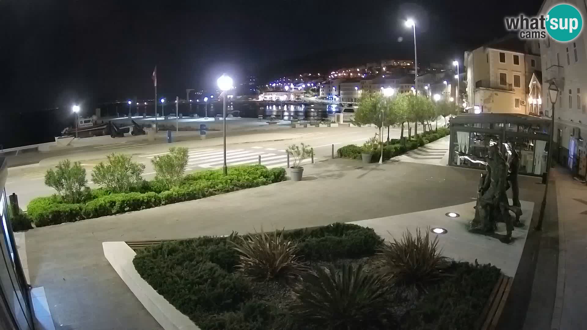 Live-Webcam Senj Riva – direkt am Meer – Kroatien