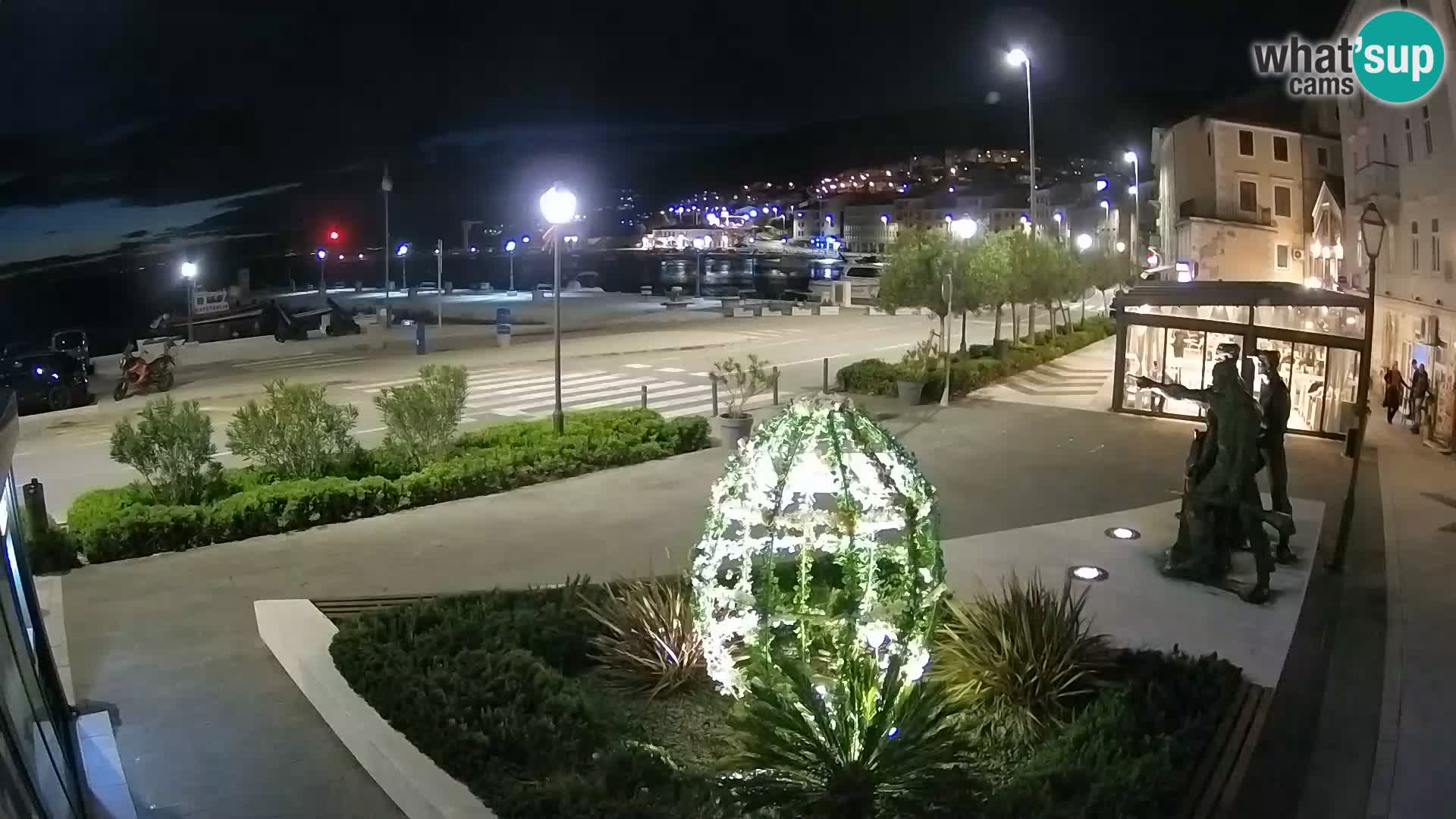 Live webcam Senj riva – fronte mare