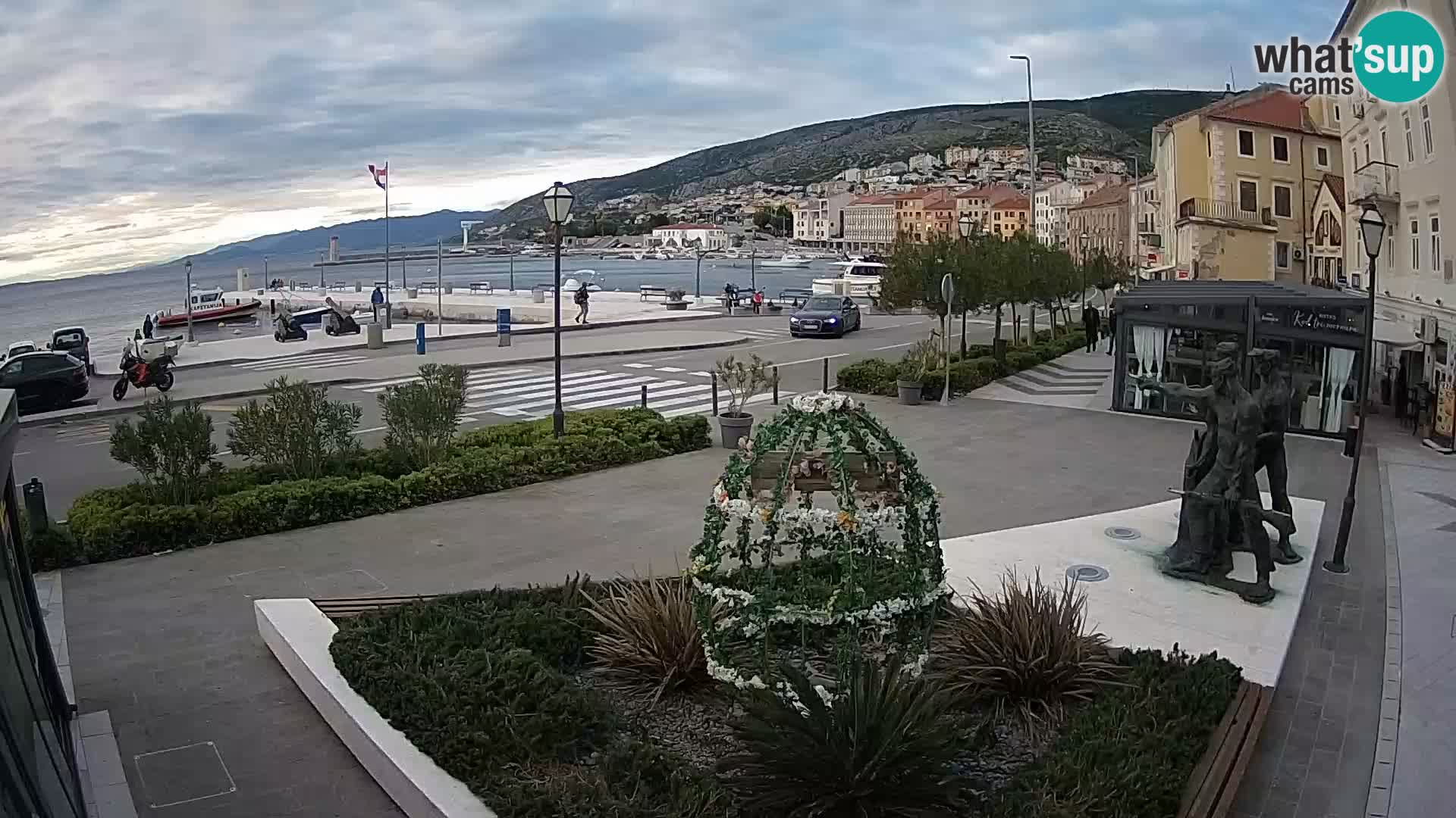 Live webcam Senj riva – fronte mare