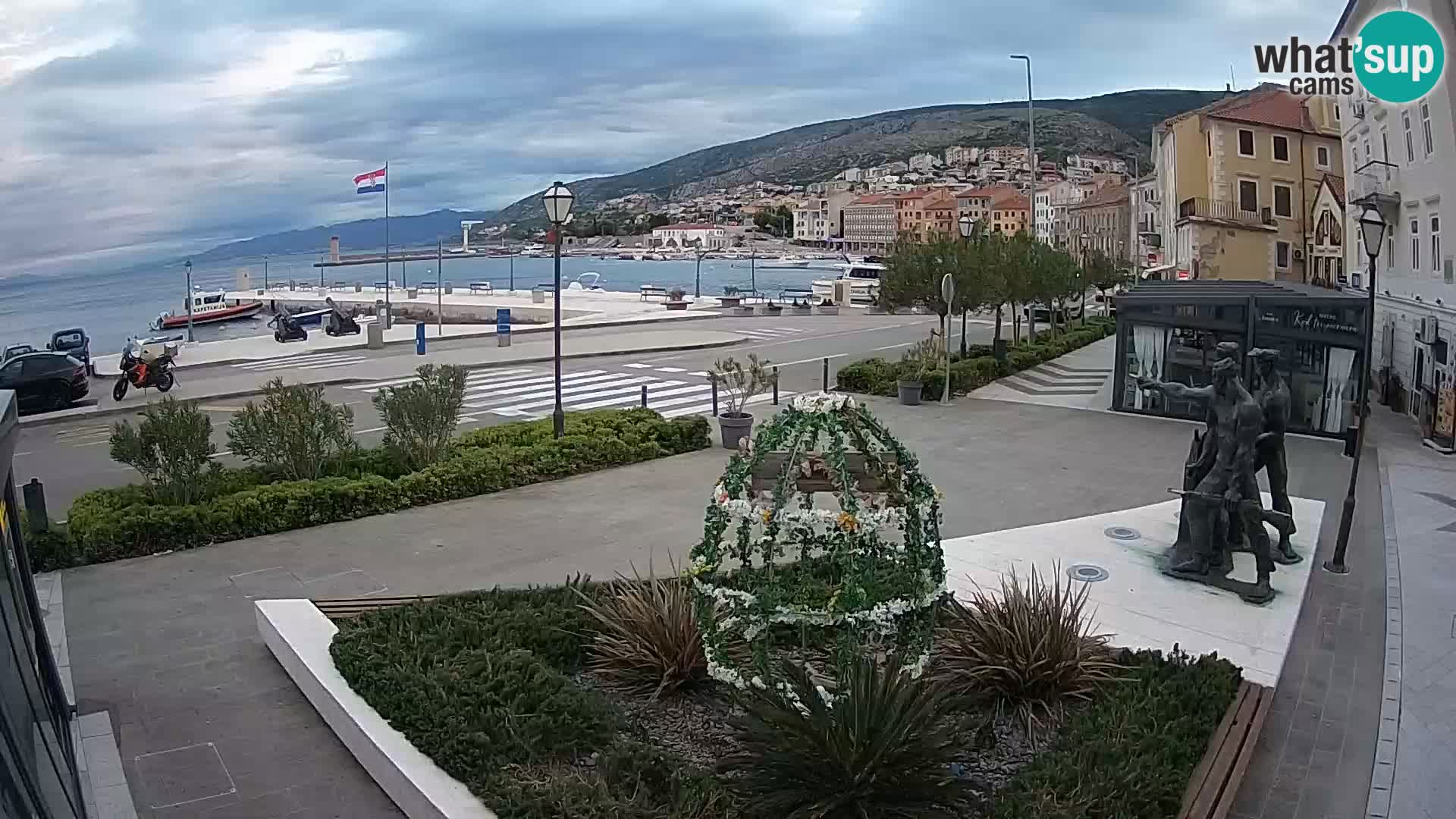 Live webcam Senj riva – seafront – Croatia