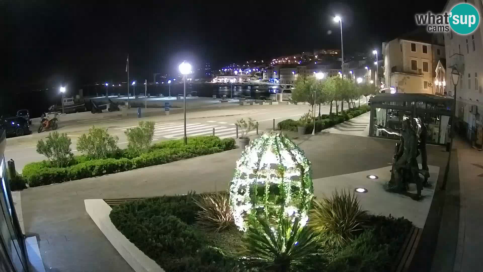 Live-Webcam Senj Riva – direkt am Meer – Kroatien